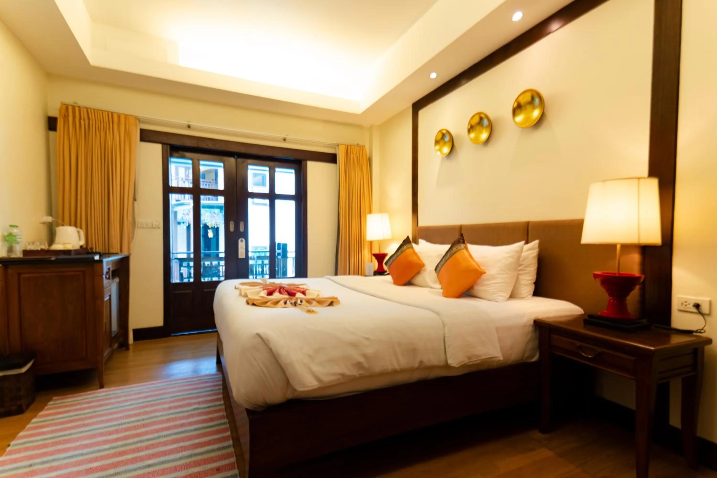 Bed in Viang Thapae Resort