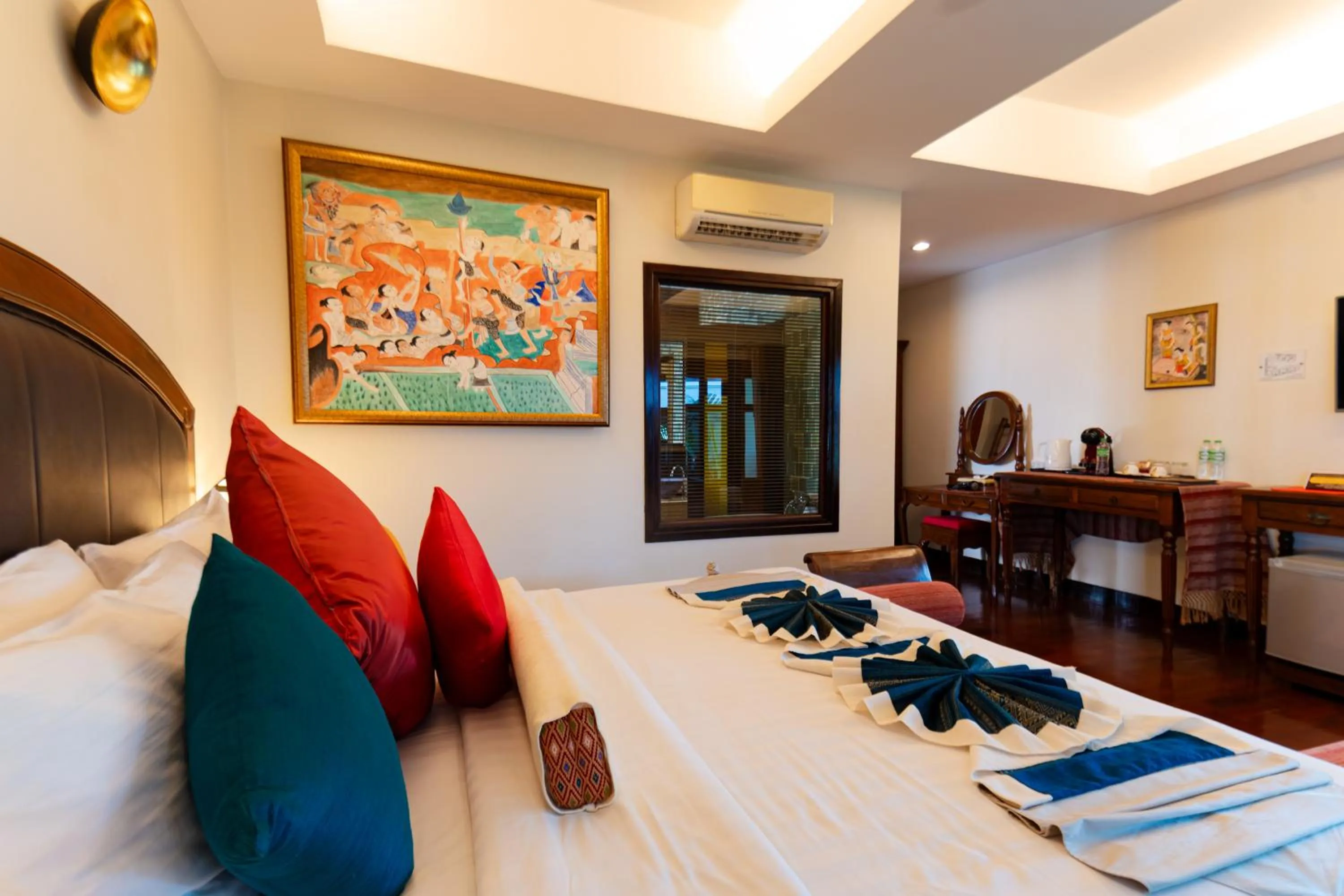 Bed in Viang Thapae Resort