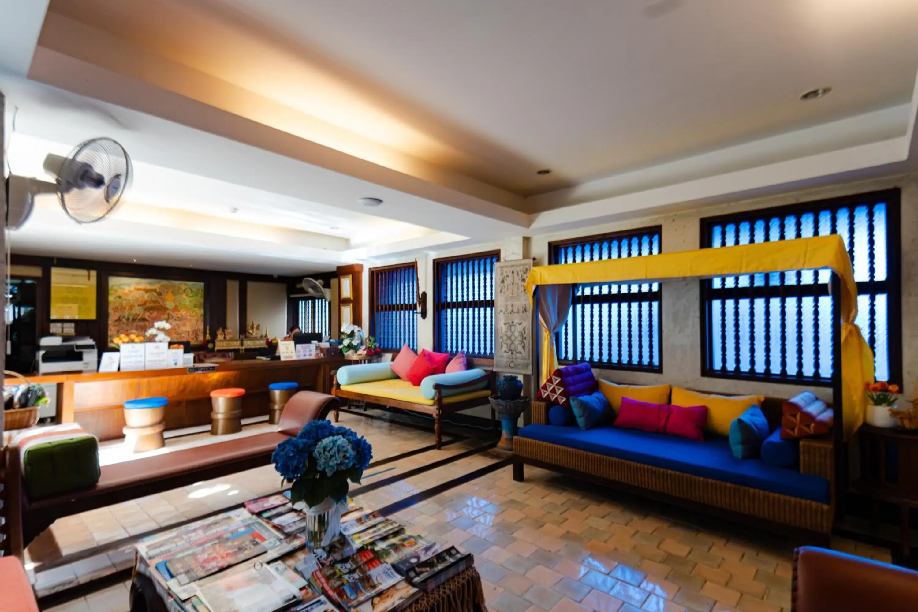 Lobby or reception, Bed in Viang Thapae Resort Lobby or reception, Bed in Viang Thapae Resort