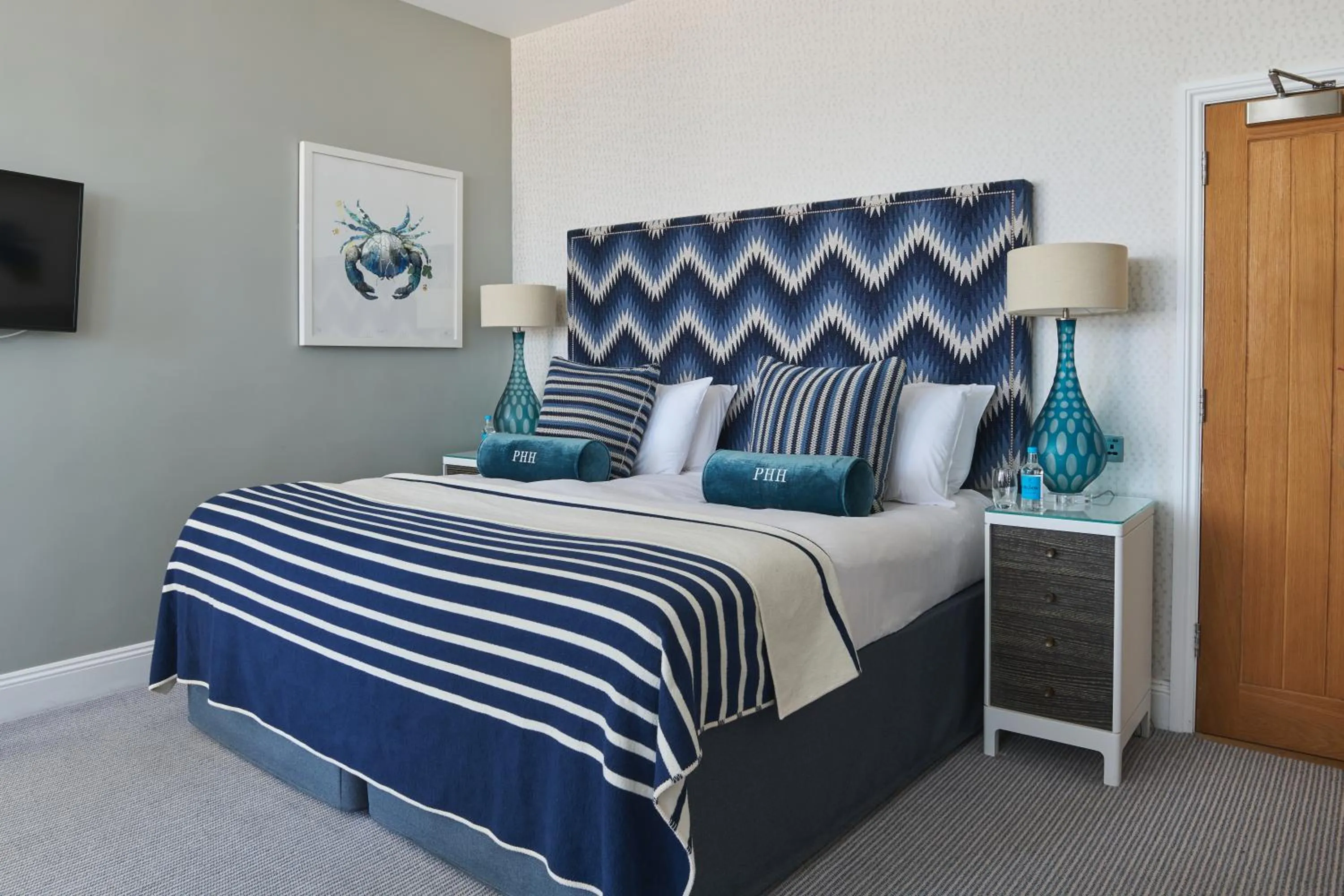 Bed in Harbour Hotel Padstow