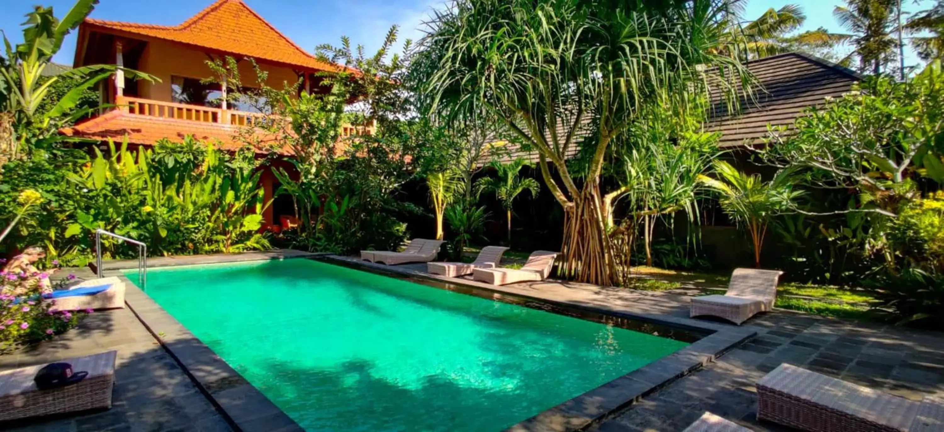 Swimming pool in Ubad Retreat Swimming pool in Ubad Retreat