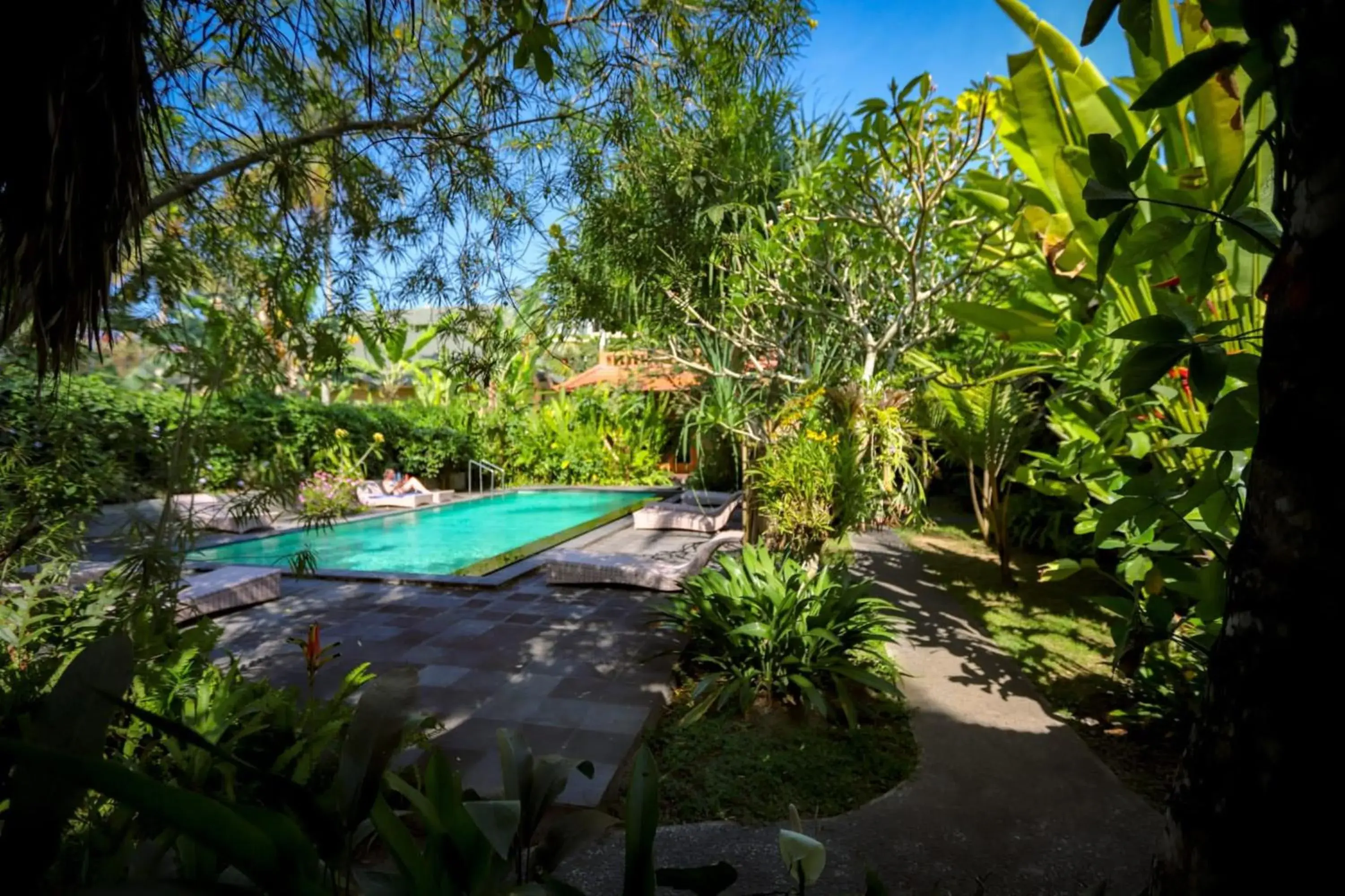 Swimming pool in Ubad Retreat Swimming pool in Ubad Retreat