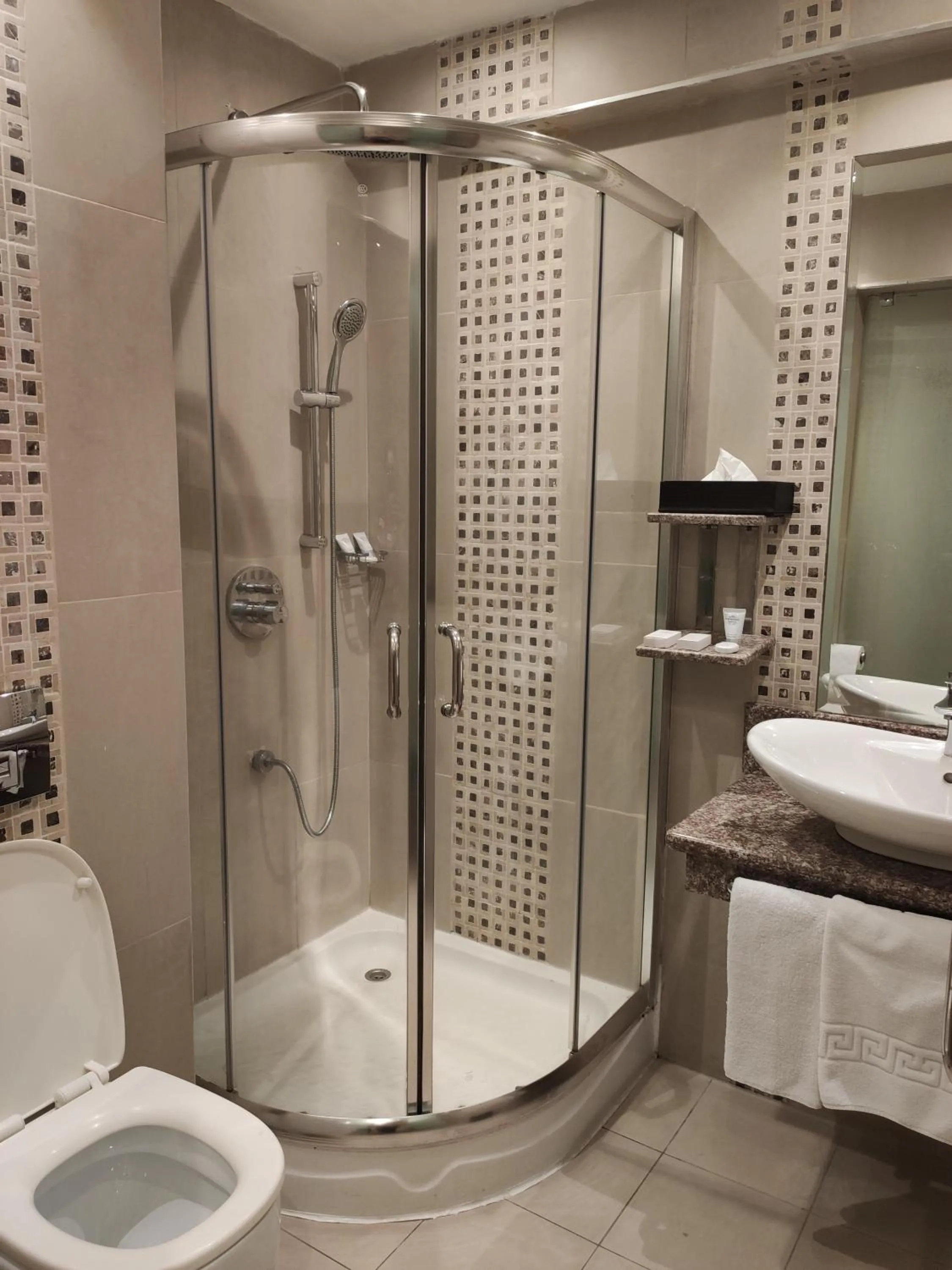 Shower in Best Western Plus Meridian Hotel
