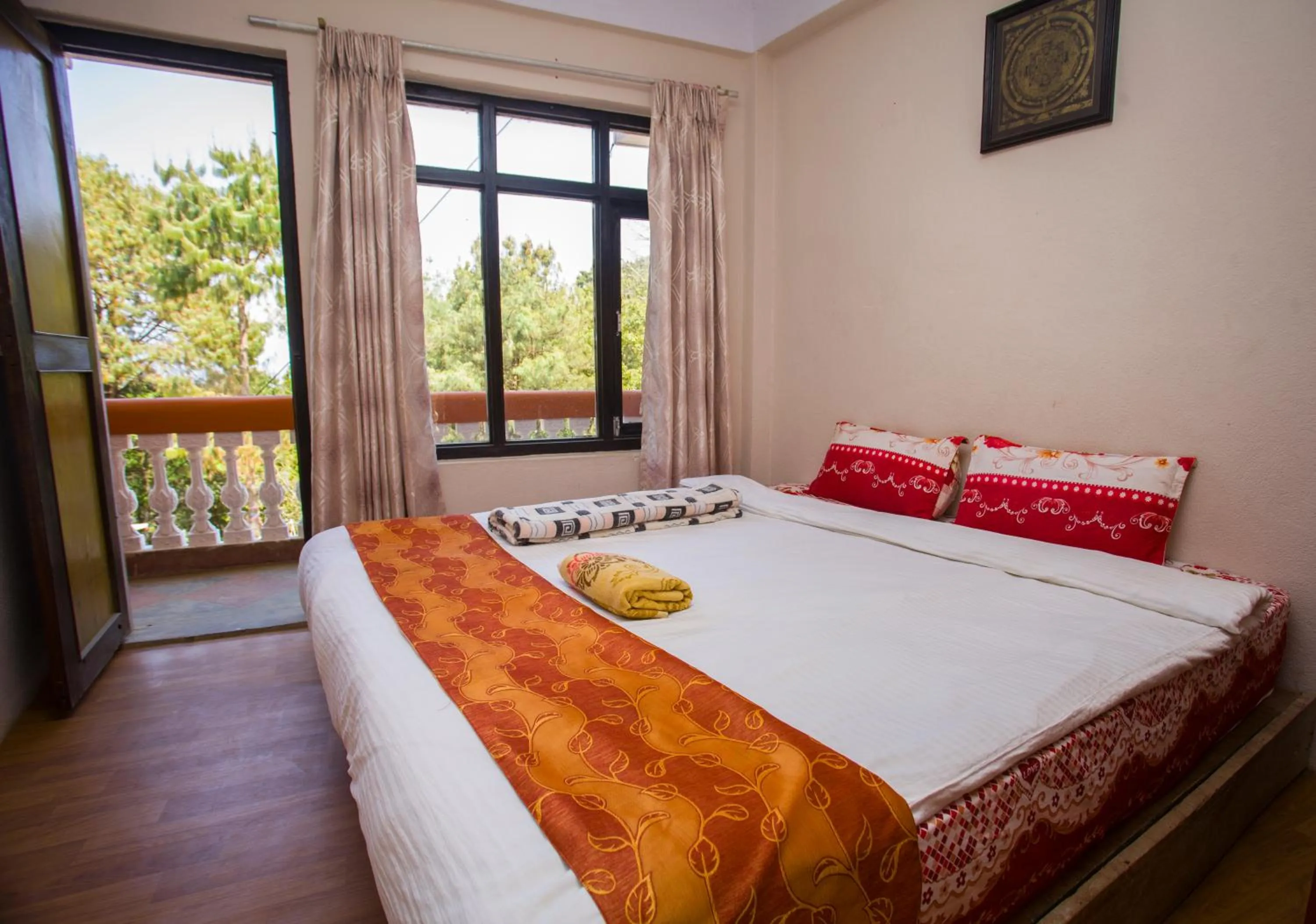 Bedroom in Langtang View Nagarkot Bed and Breakfast