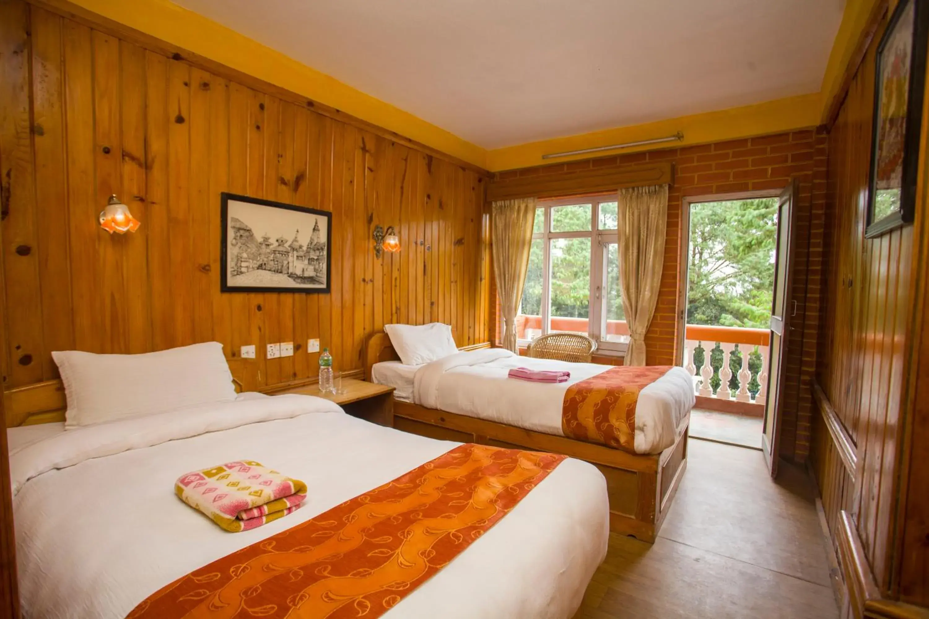 Photo of the whole room, Bed in Langtang View Nagarkot Bed and Breakfast Photo of the whole room, Bed in Langtang View Nagarkot Bed and Breakfast
