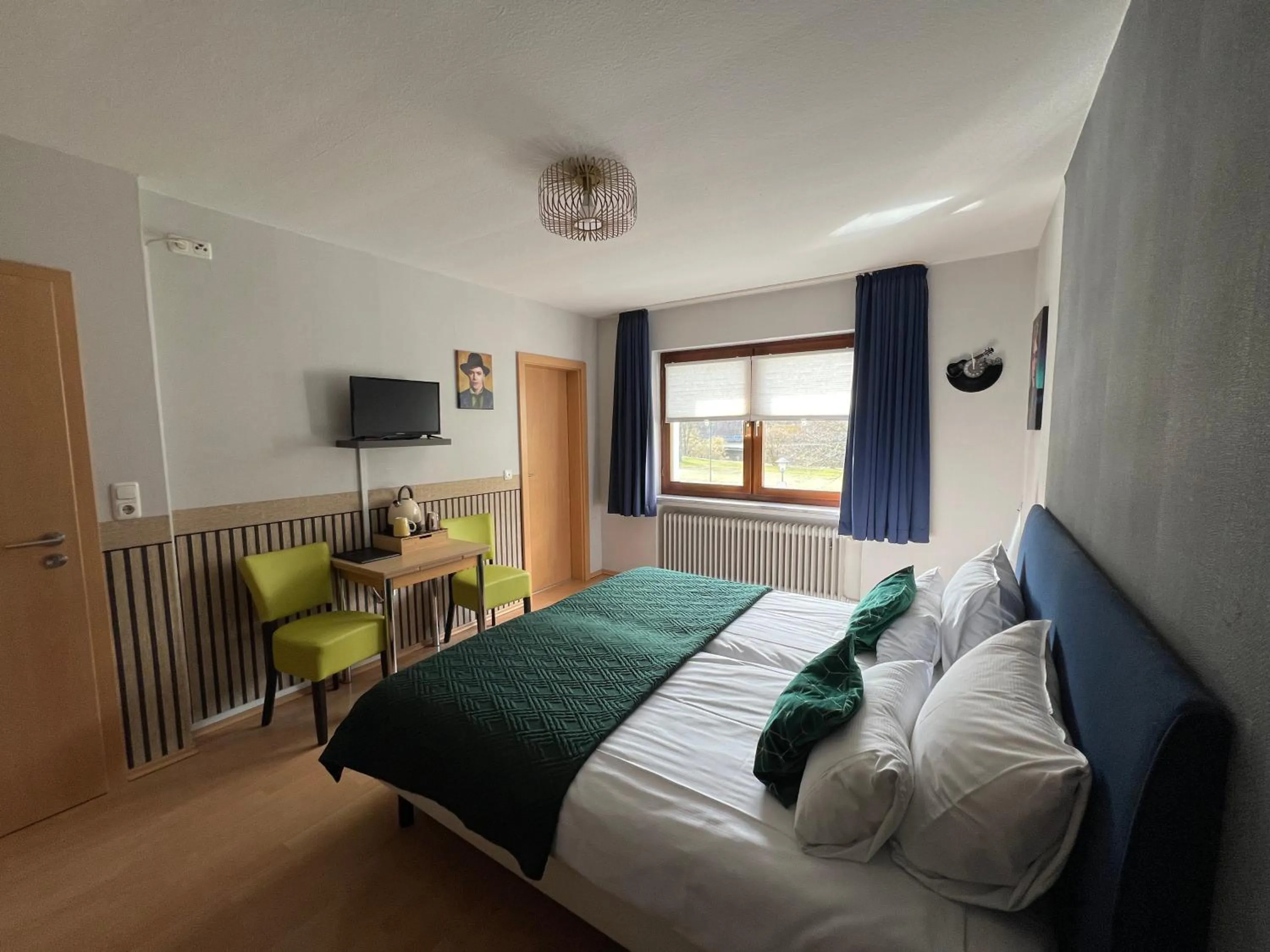 Bed in Am Obersee Hotel