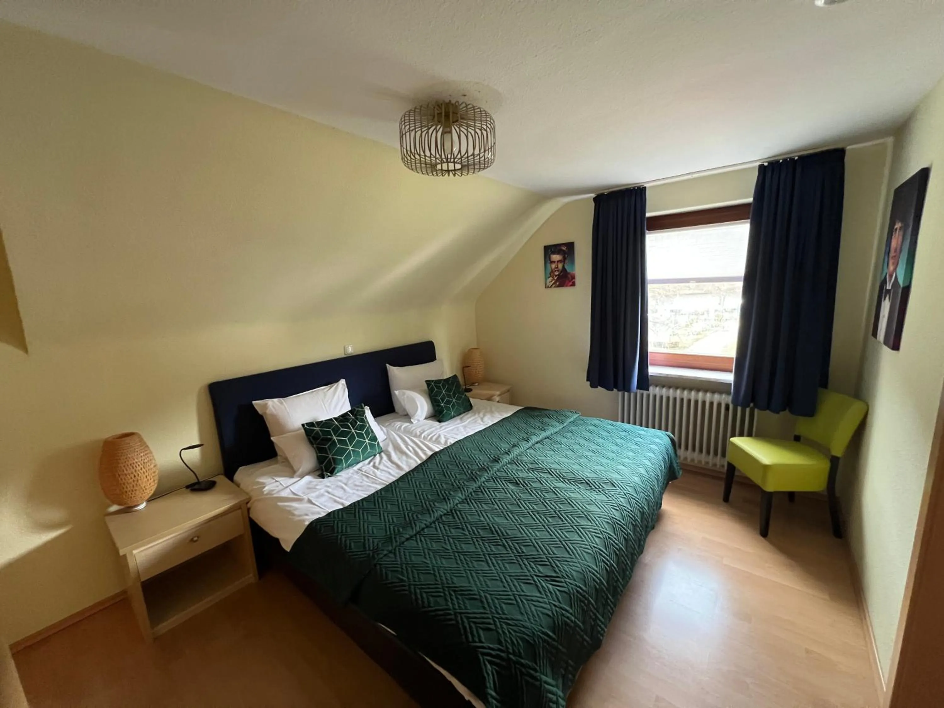 Bed in Am Obersee Hotel