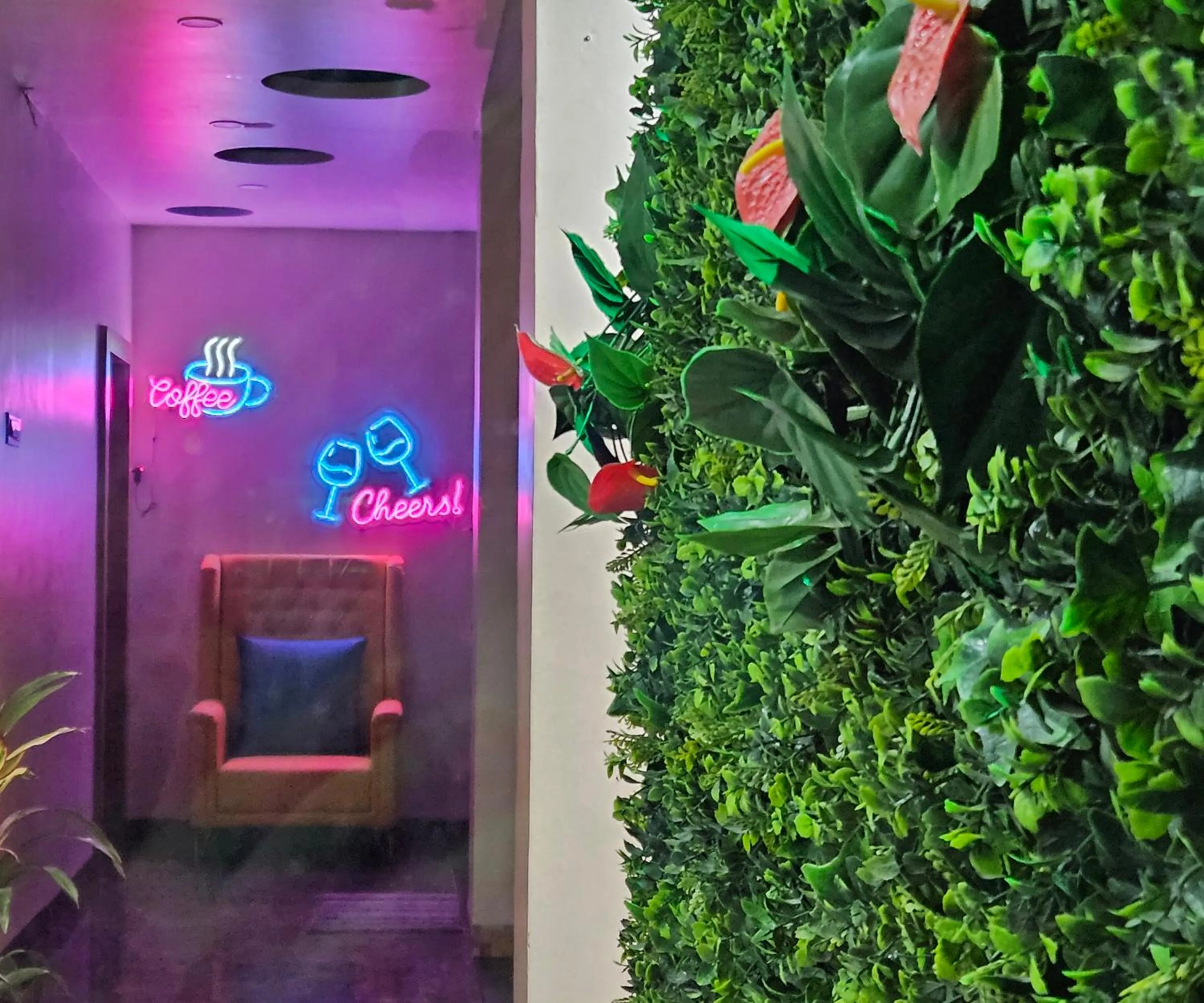 Garden in Hotel Sai Dakshina Inn & The Fern Restaurant