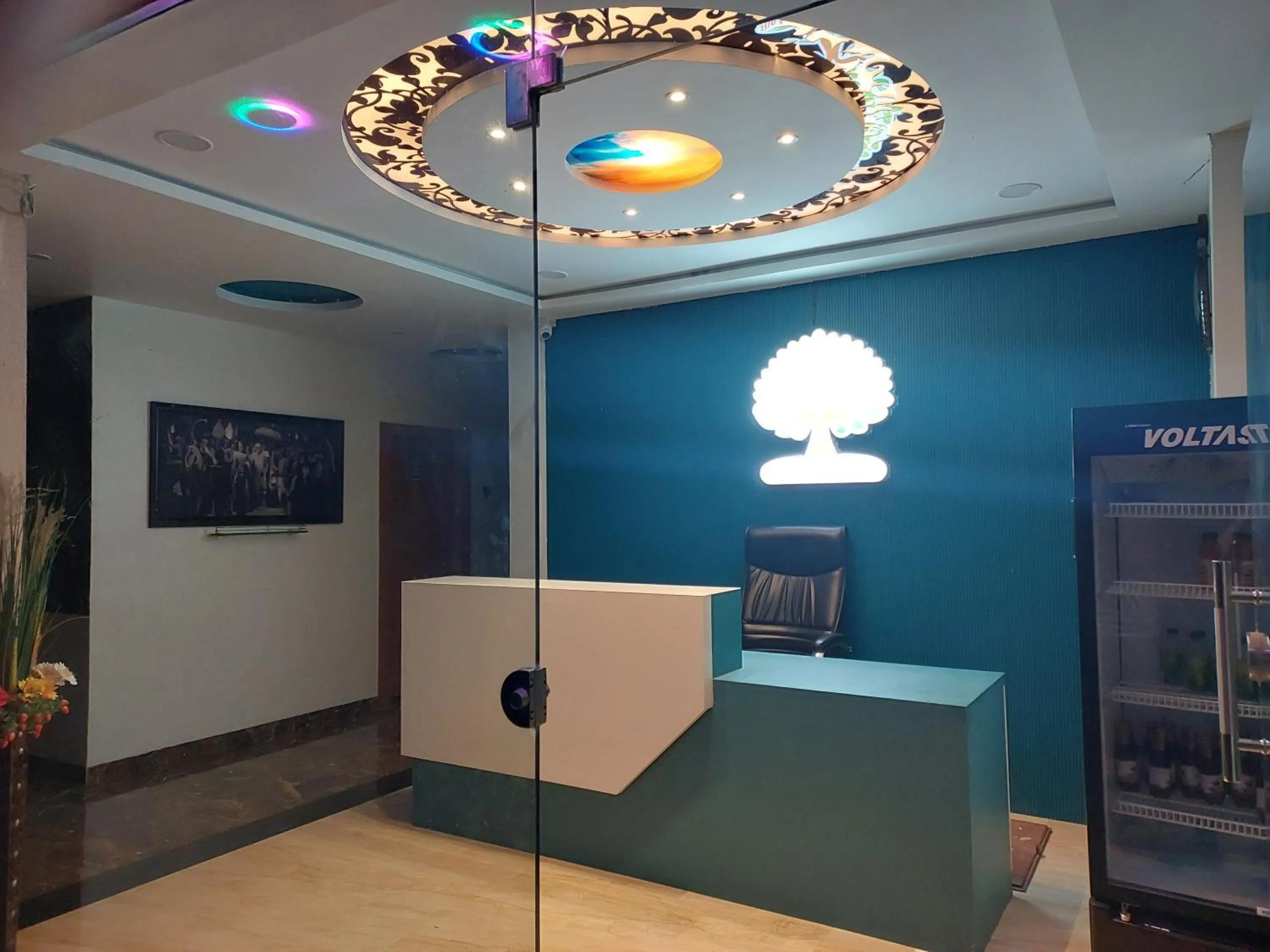 Lobby or reception in Hotel Sai Dakshina Inn & The Fern Restaurant