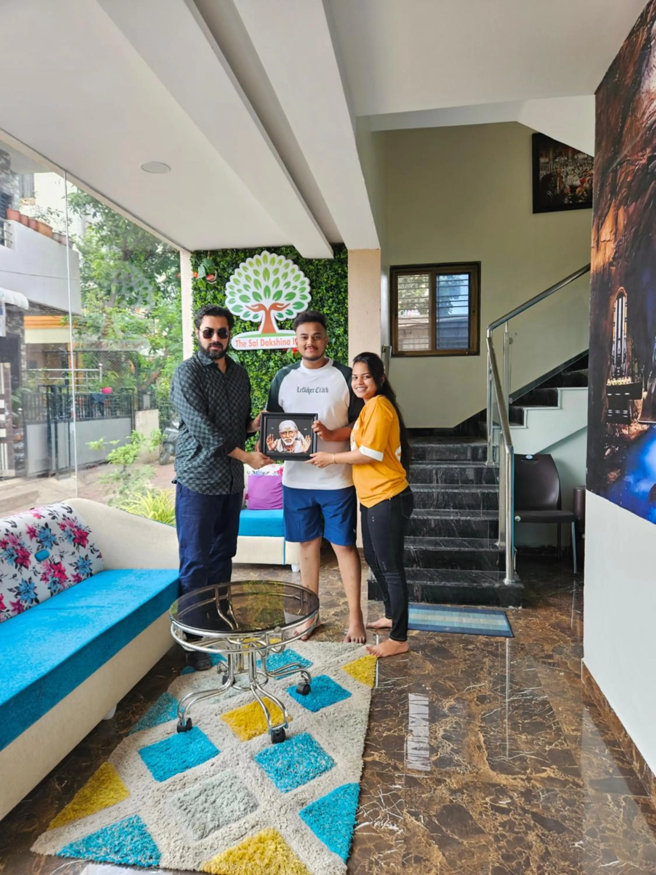 Lobby or reception in Hotel Sai Dakshina Inn & The Fern Restaurant