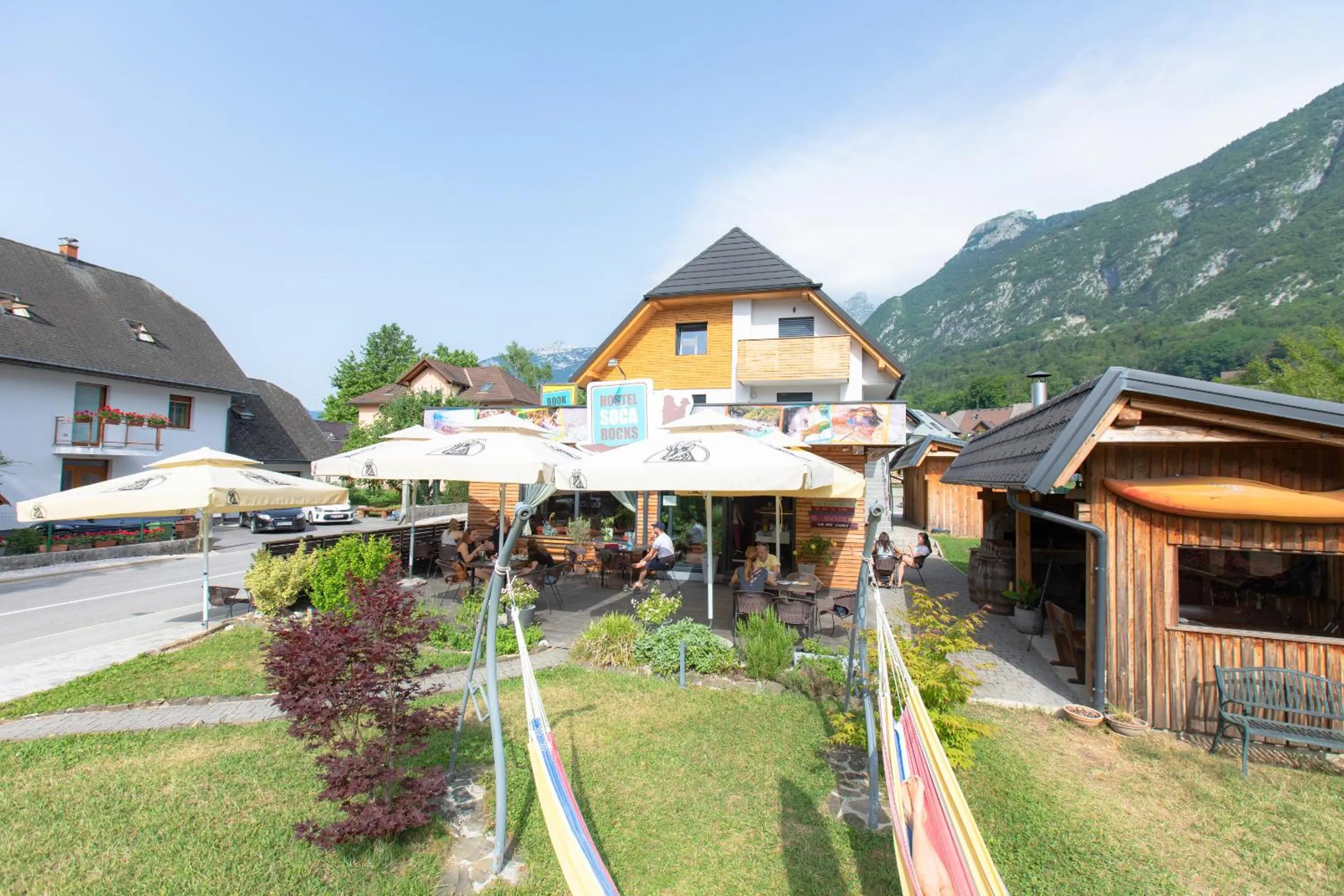 Property building in Hostel Soča Rocks