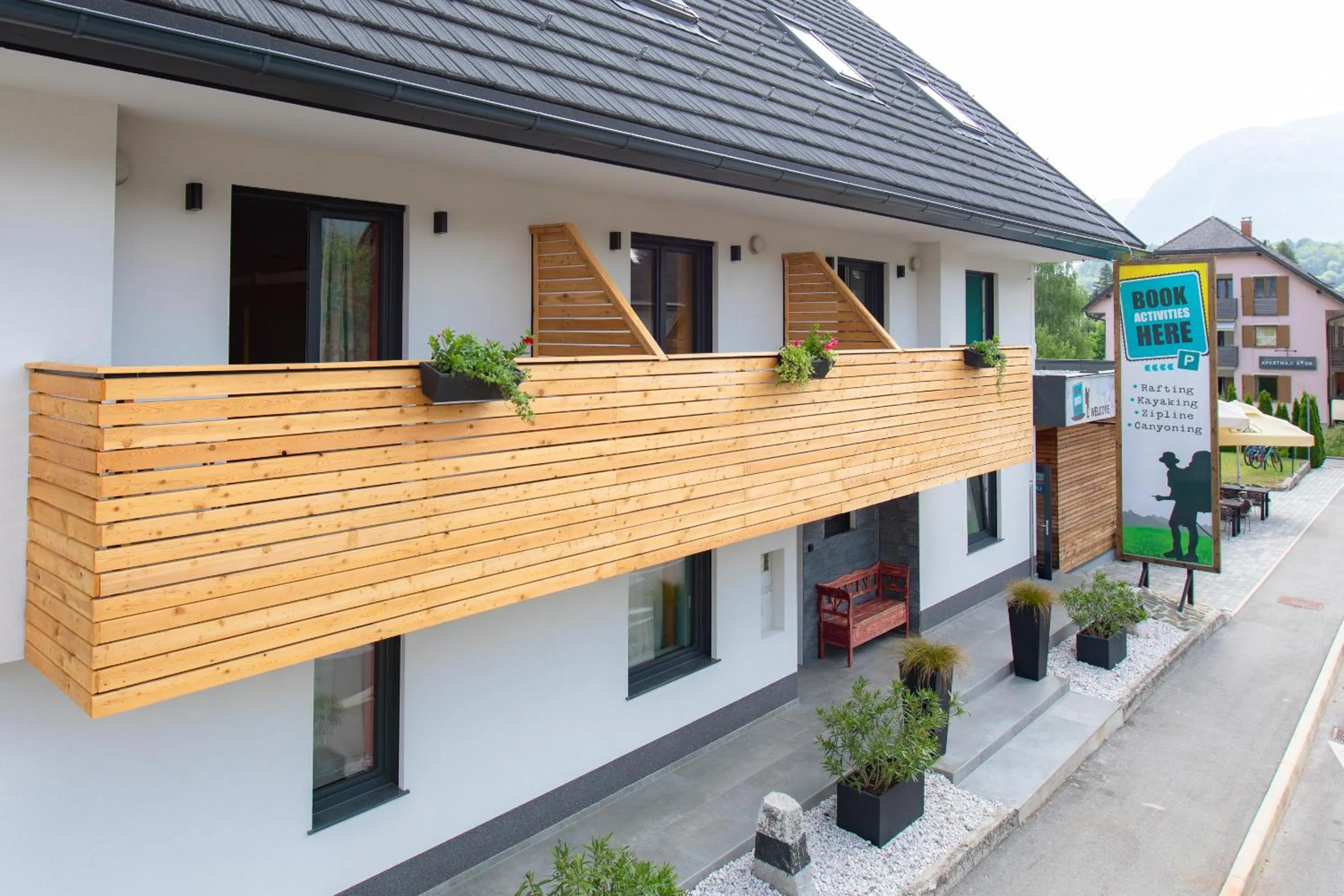 Property building in Hostel Soča Rocks
