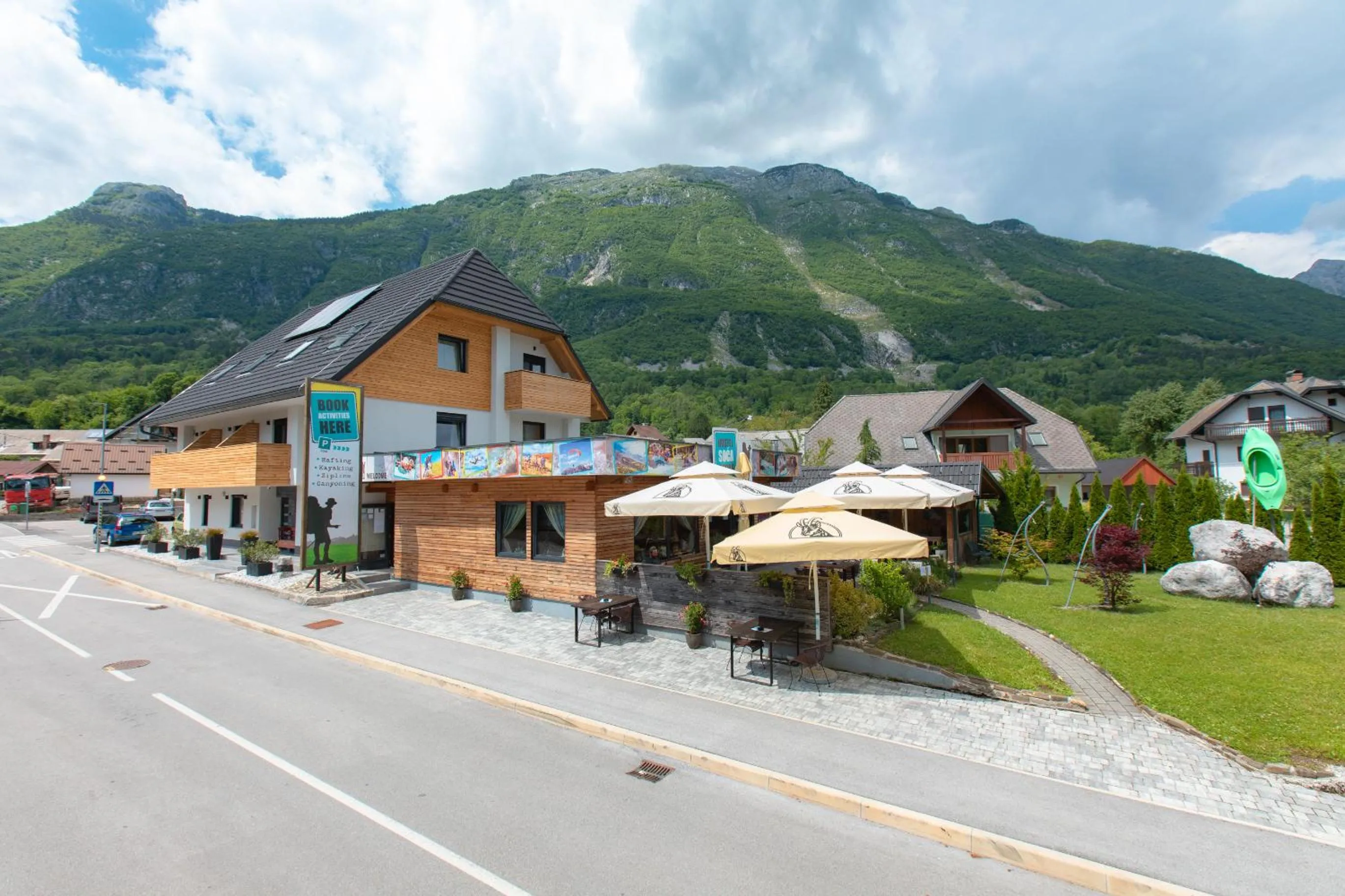 Property building in Hostel Soča Rocks