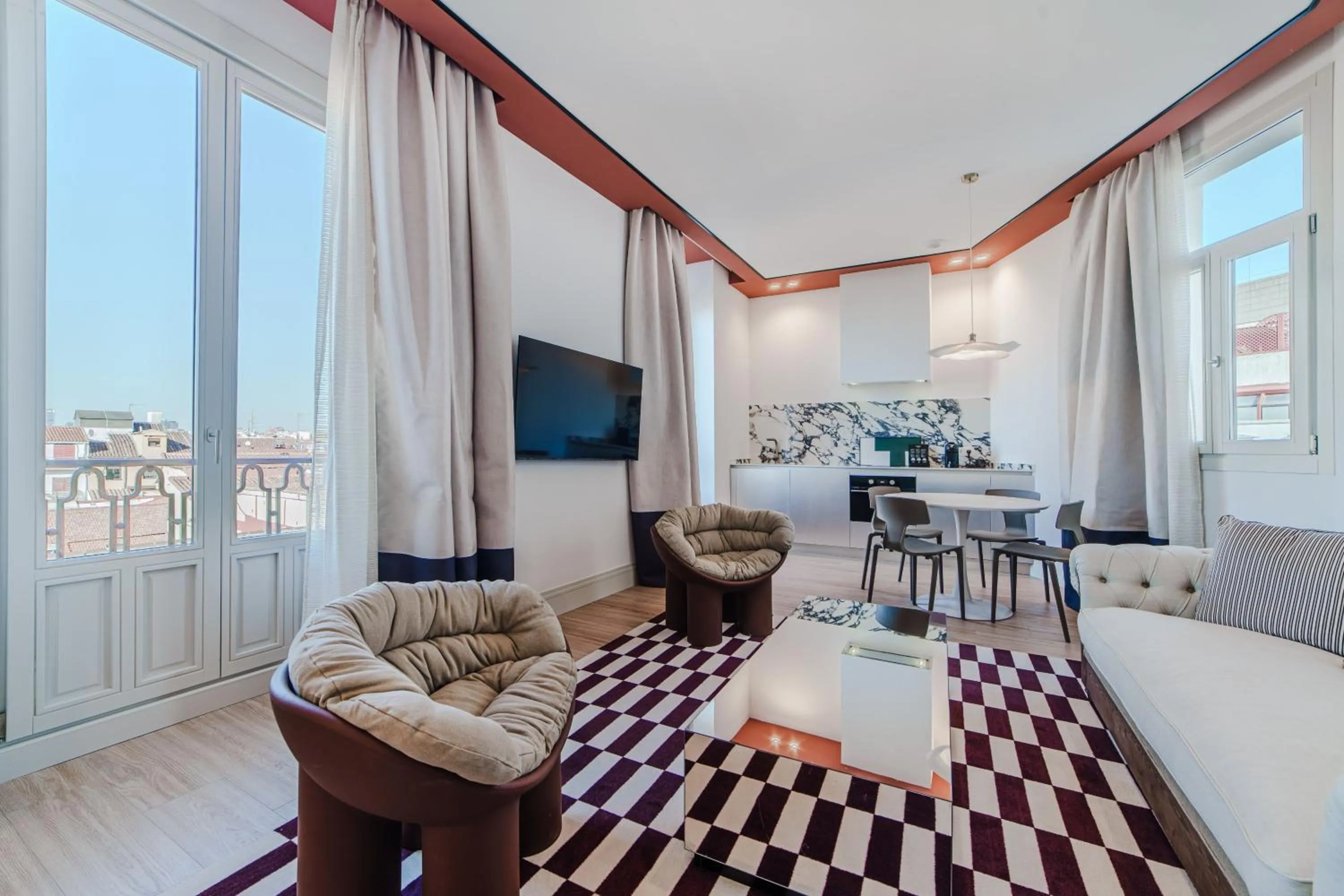 TV and multimedia in Apartamentos Soho Boutique Hoy No Me Puedo Levantar