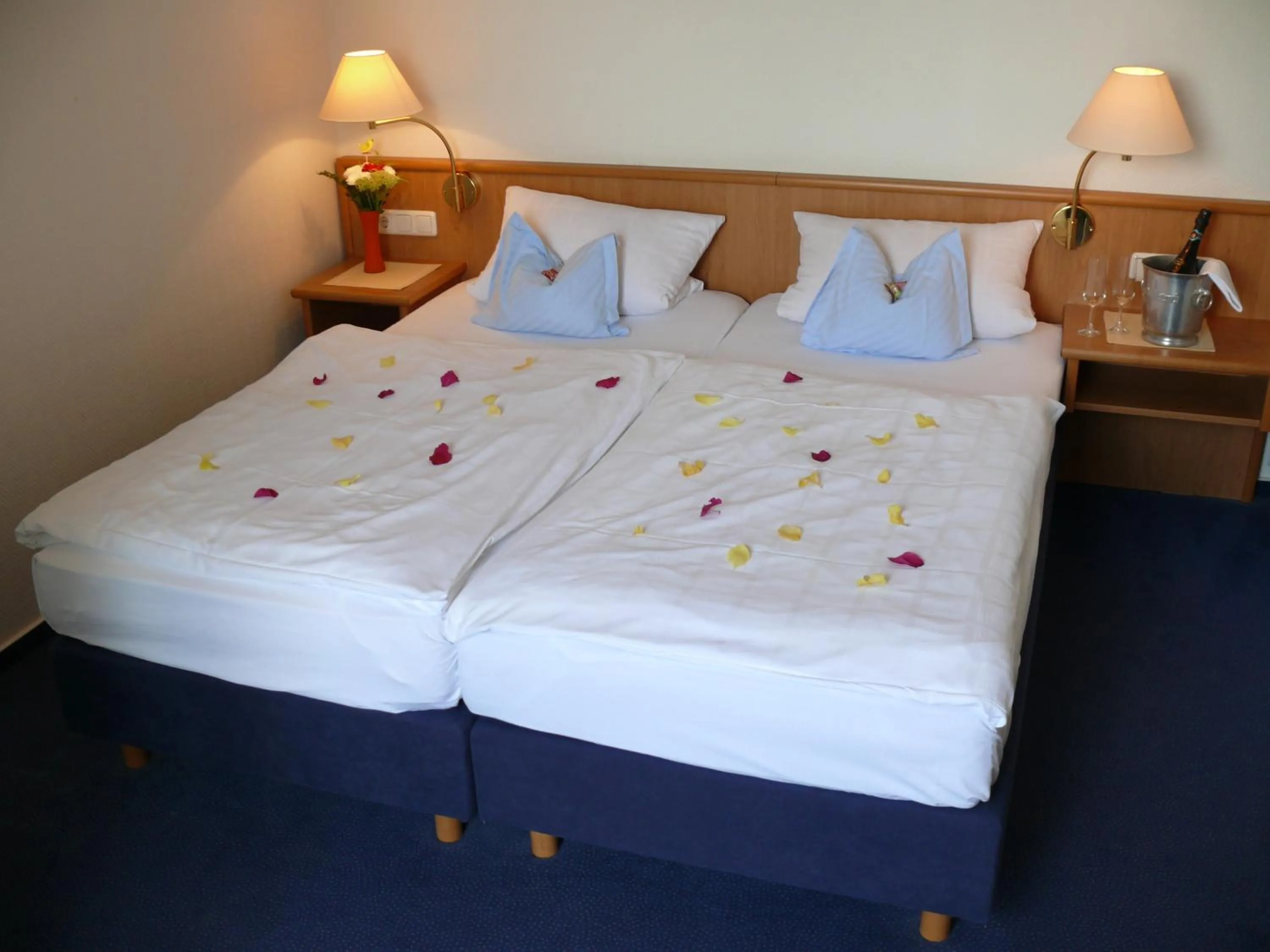 Bed in Hotel Zur schönen Aussicht