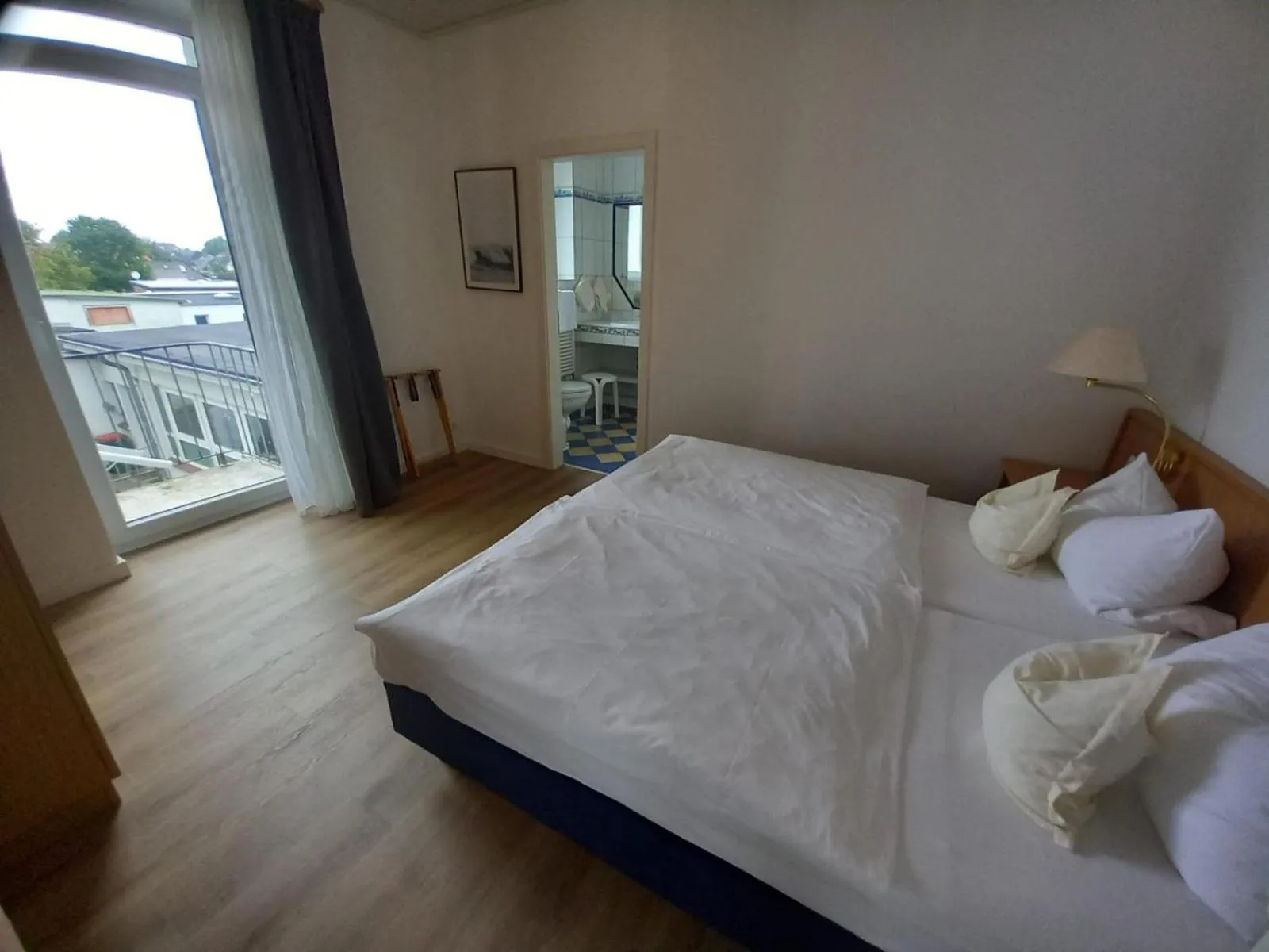 Bed in Hotel Zur schönen Aussicht