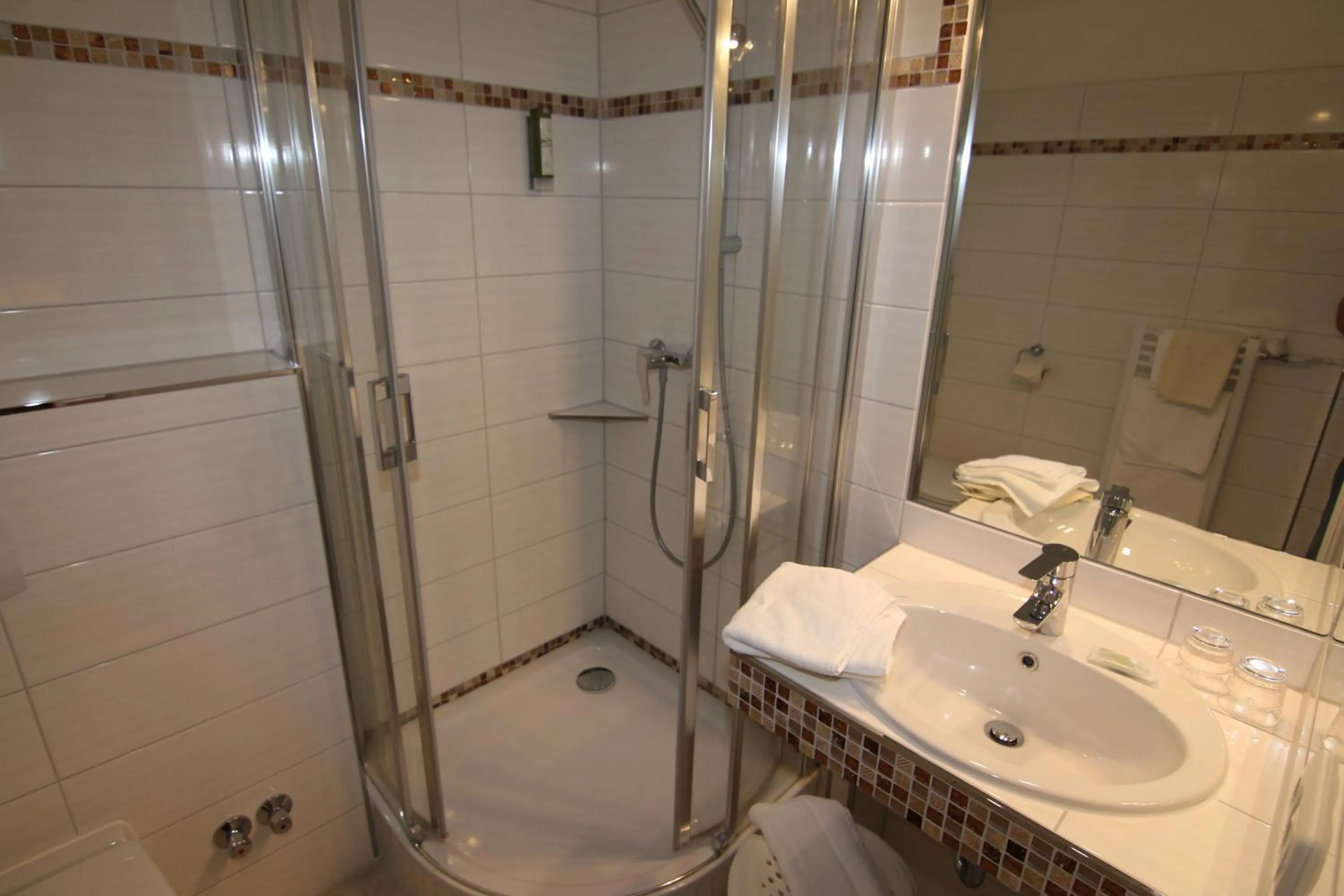 Bathroom in Hotel Zur schönen Aussicht