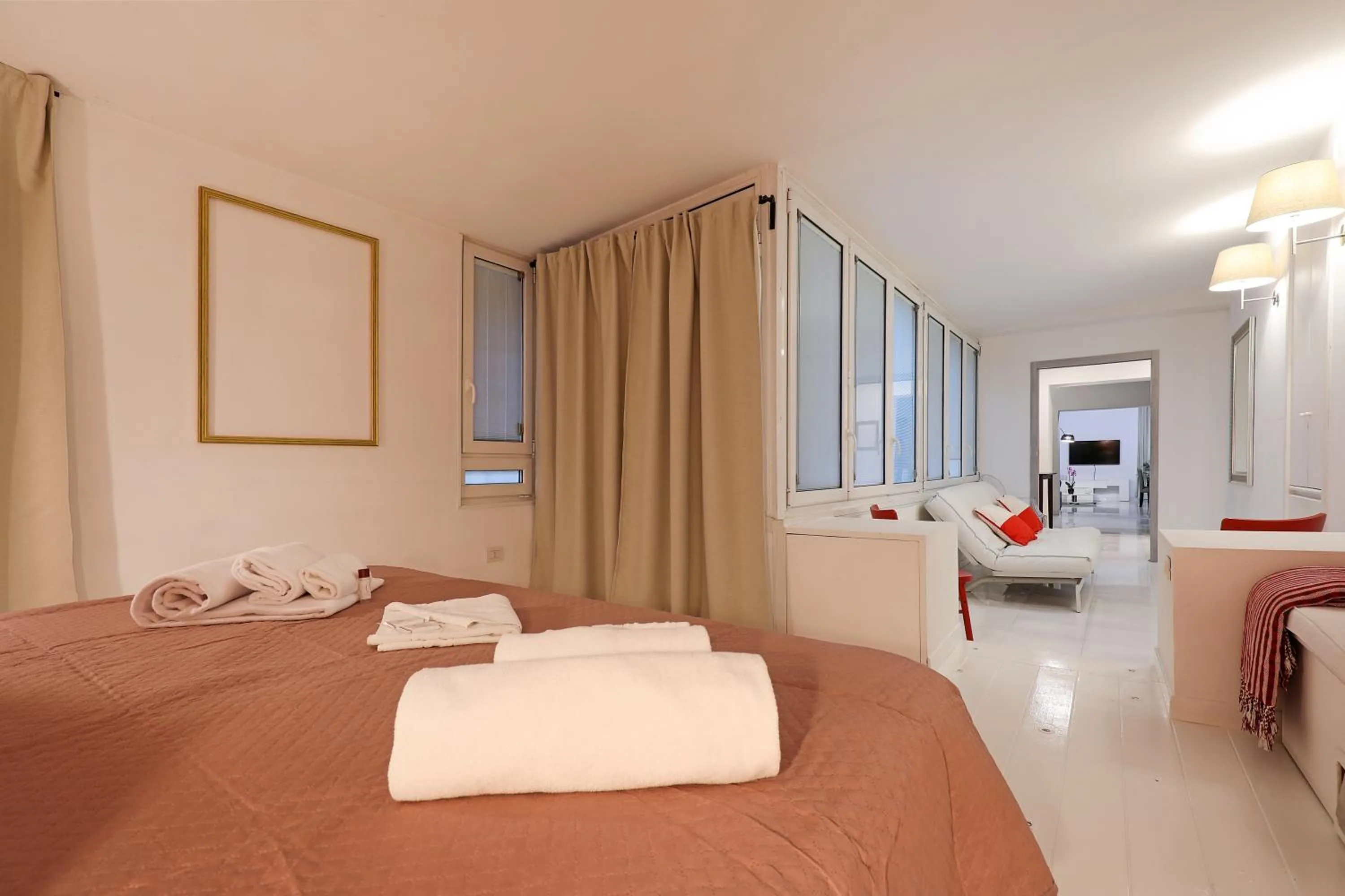 Bed in Luxury Gambero apartment