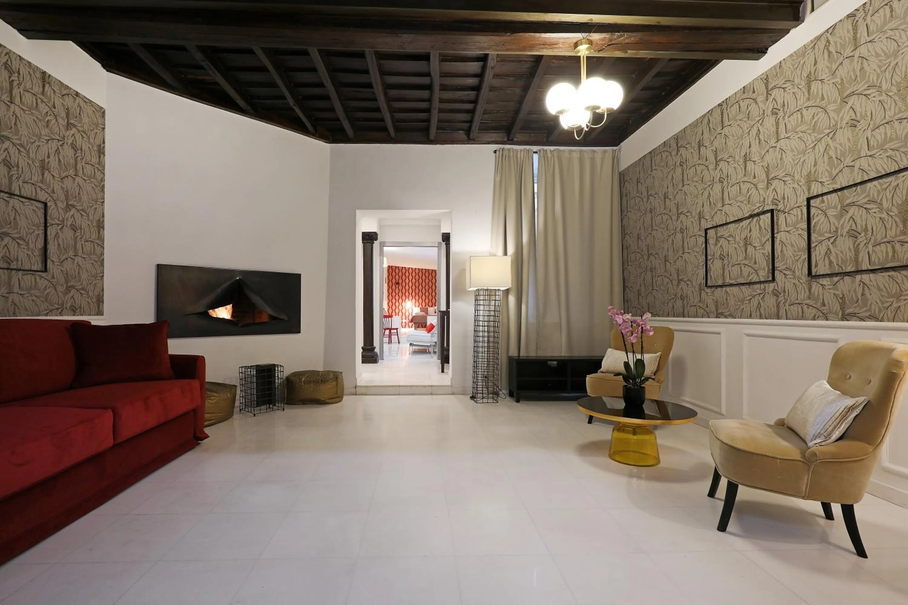 Bed in Luxury Gambero apartment