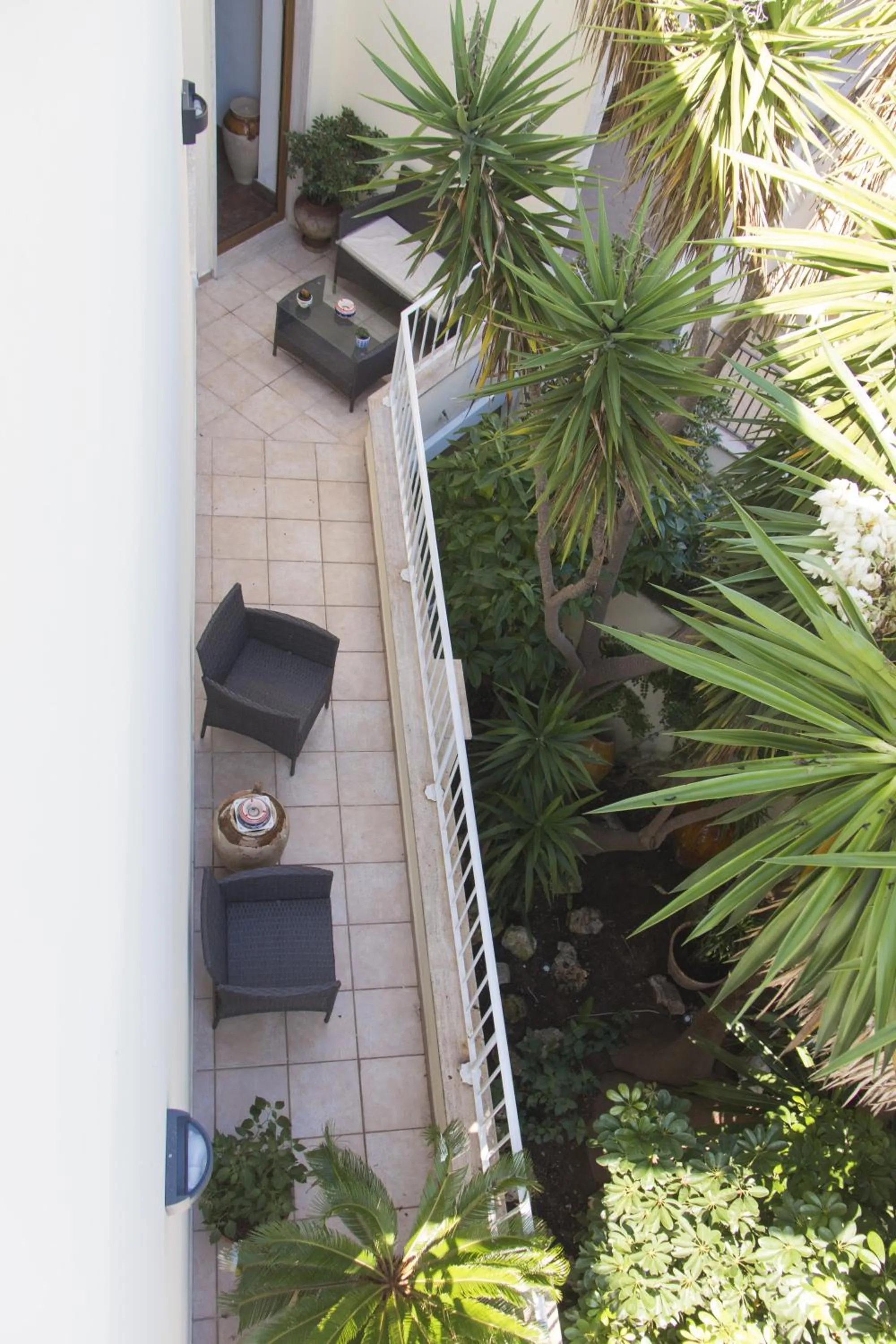 Garden view in B&B Luxury