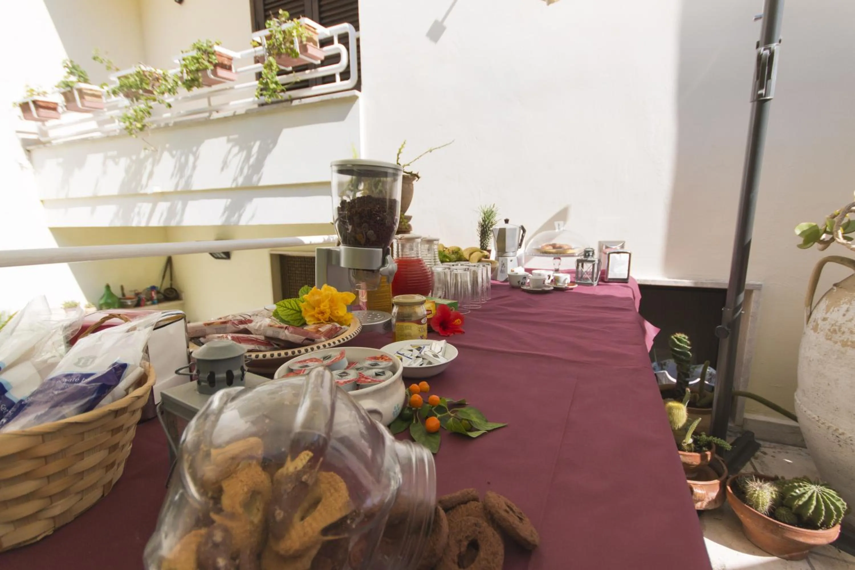 Food and drinks in B&B Luxury