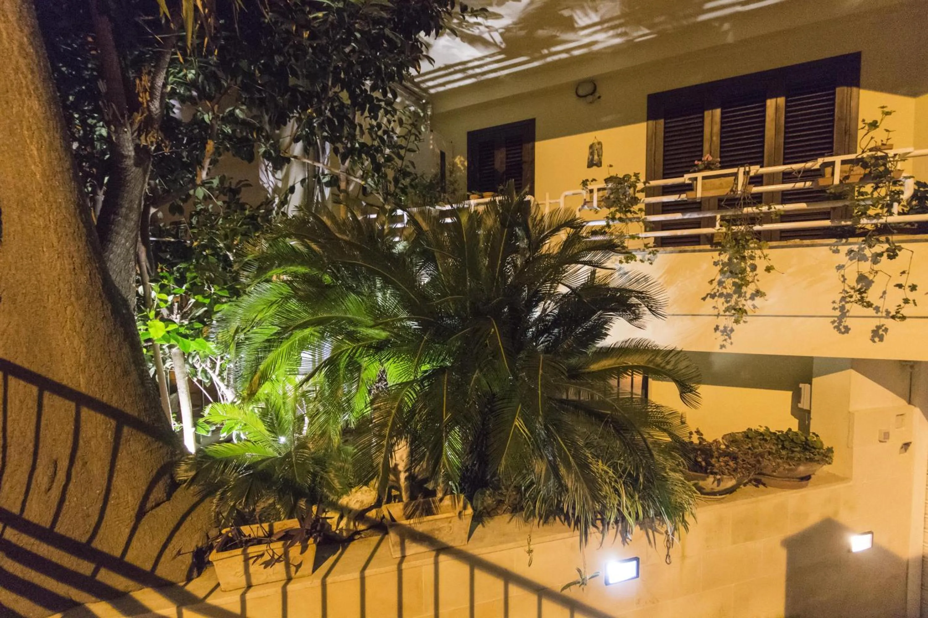 Garden view in B&B Luxury