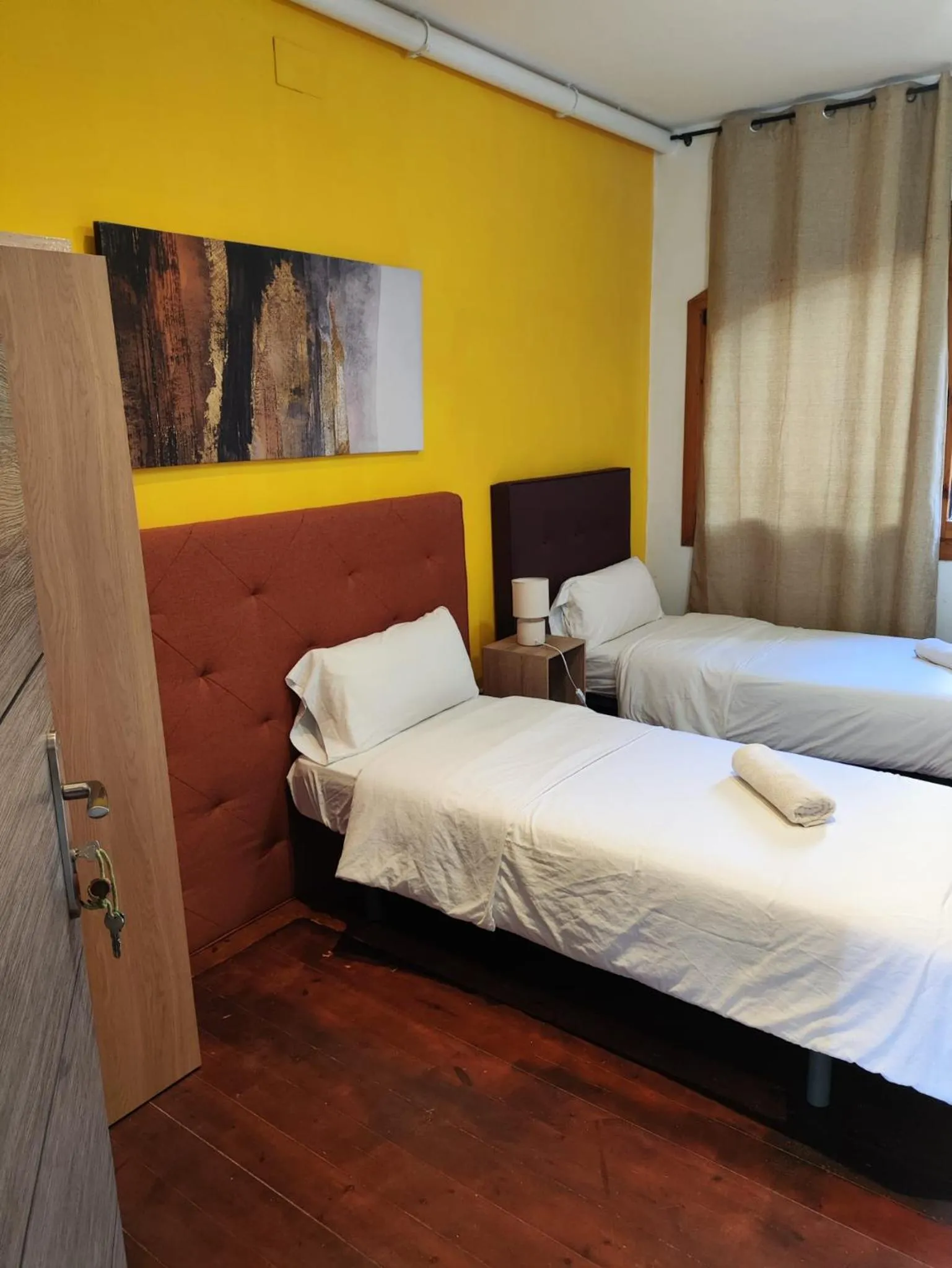 Bed in L'Olivera Casa Rural