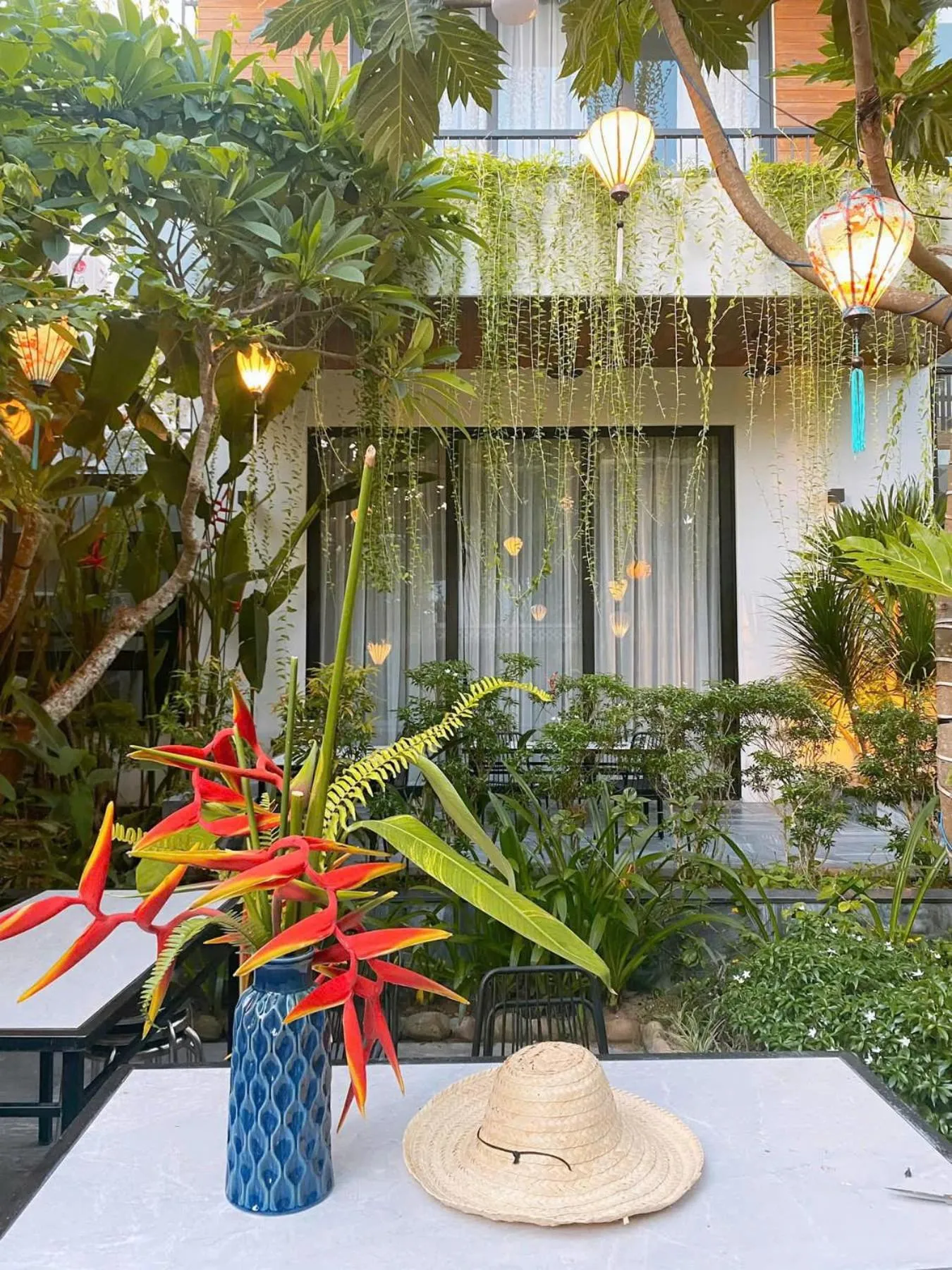 Balcony/Terrace in Charm Champion Villa Hoian