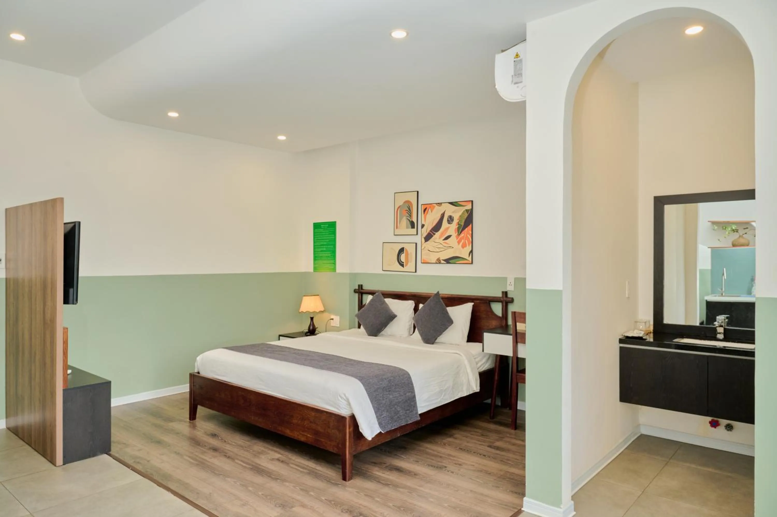 Bedroom, Bed in Charm Champion Villa Hoian