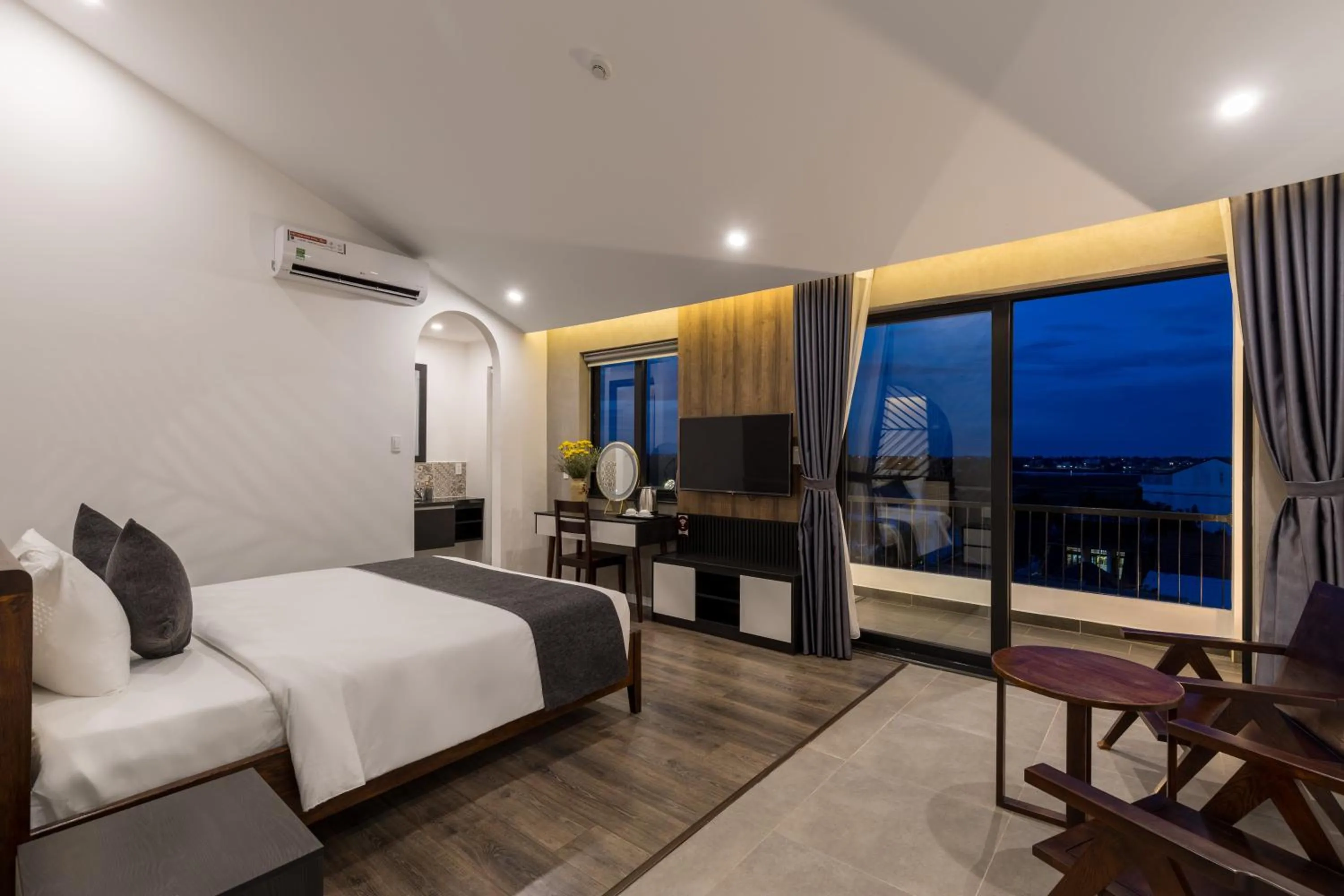 Bedroom, Bed in Charm Champion Villa Hoian