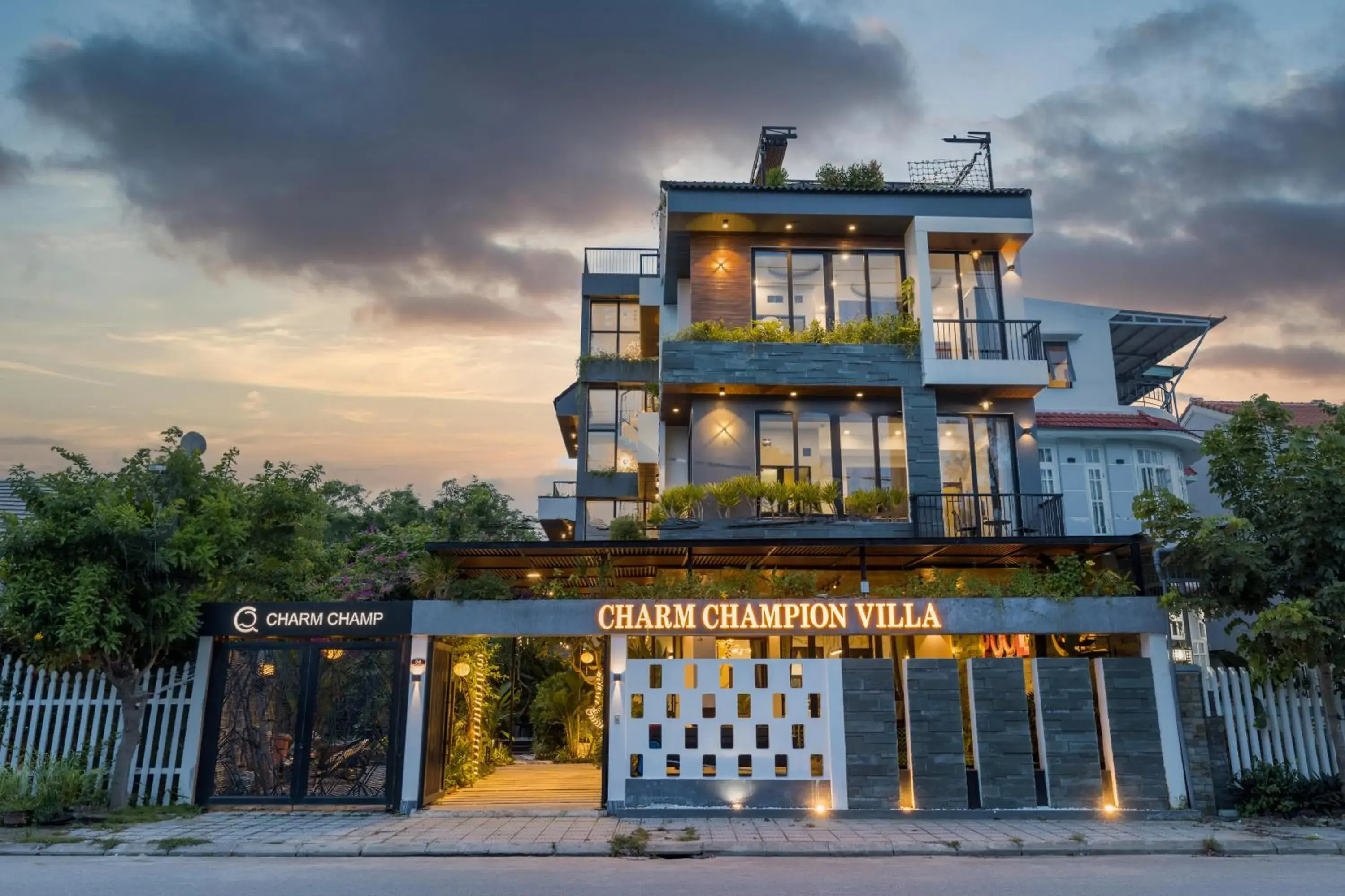 Property building in Charm Champion Villa Hoian Property building in Charm Champion Villa Hoian