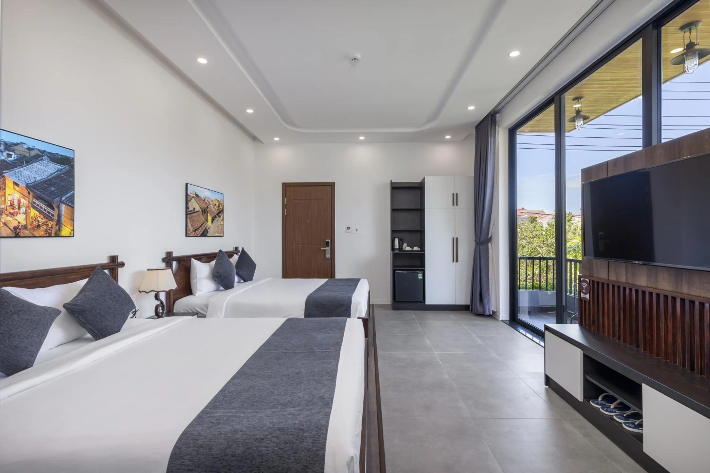 Bedroom, Bed in Charm Champion Villa Hoian