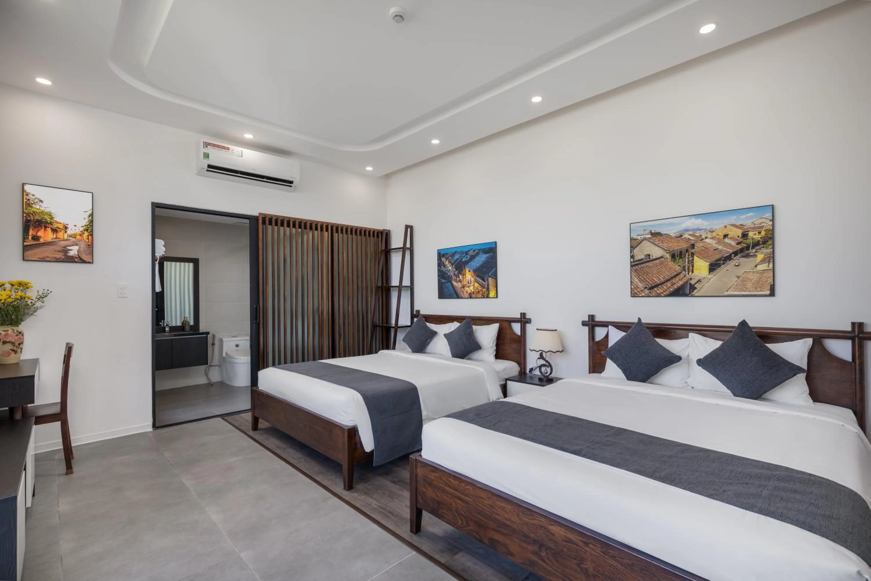 Bedroom, Bed in Charm Champion Villa Hoian