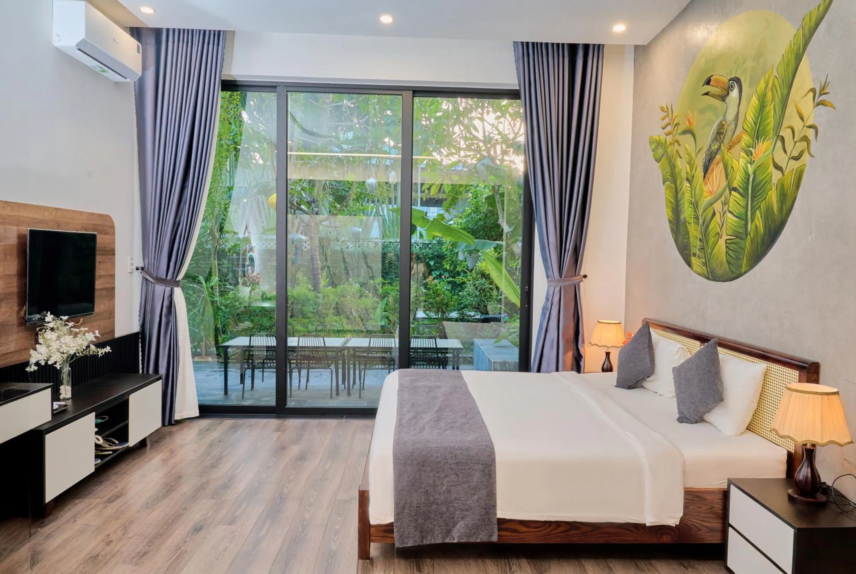 Bedroom, Bed in Charm Champion Villa Hoian