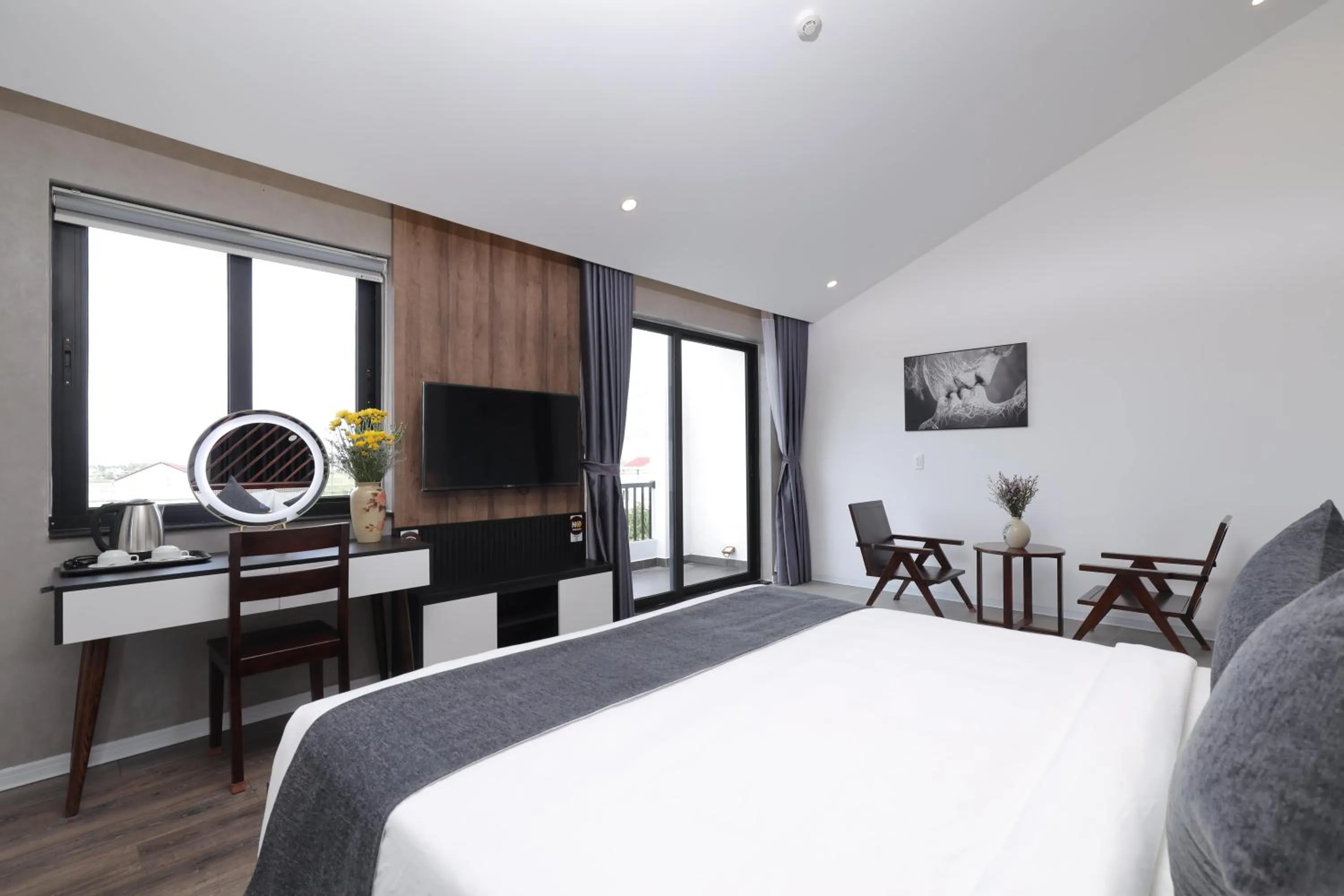 Bedroom, Bed in Charm Champion Villa Hoian