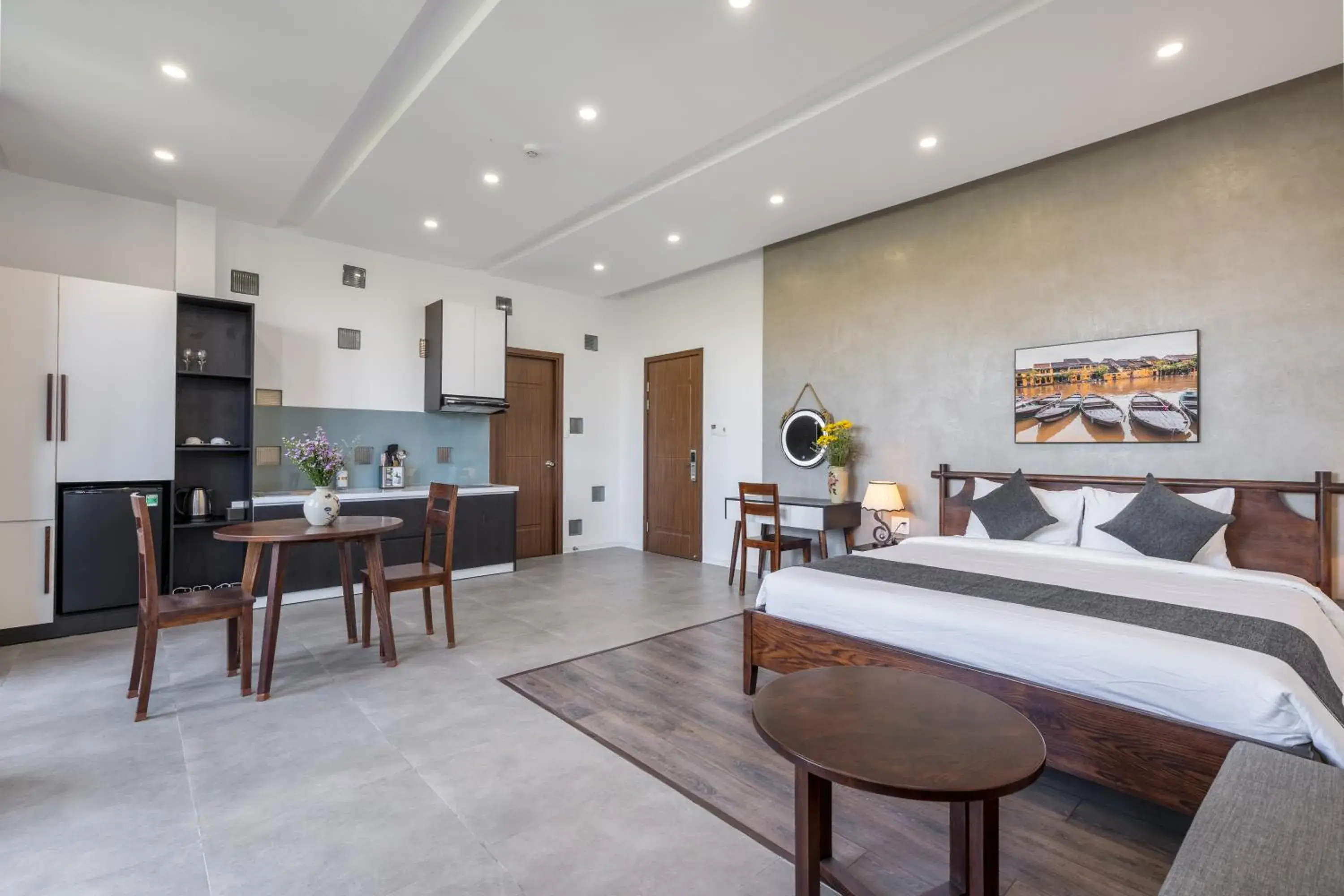 Bed in Charm Champion Villa Hoian Bed in Charm Champion Villa Hoian