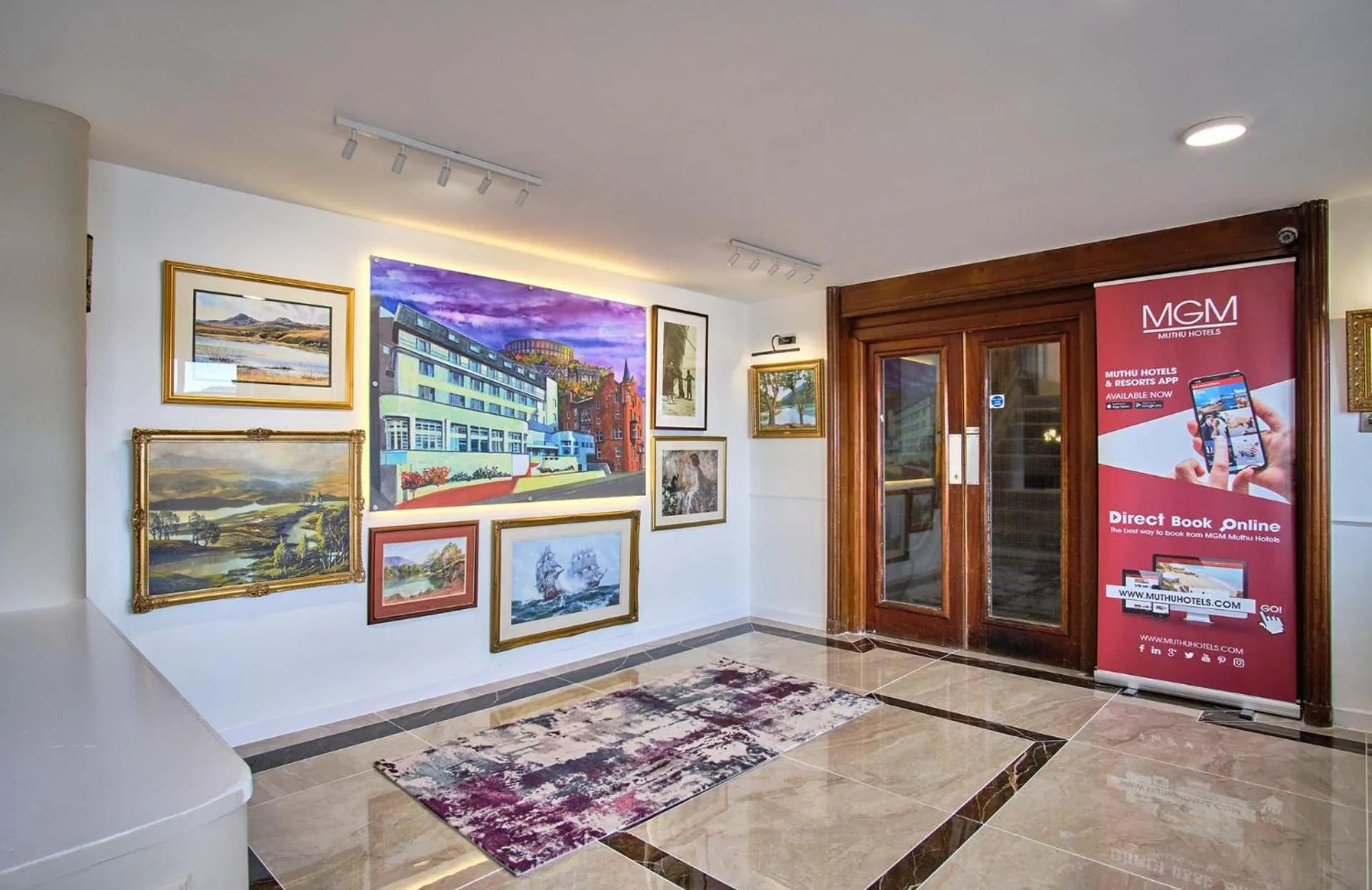 Decorative detail in Muthu Oban Regent Hotel