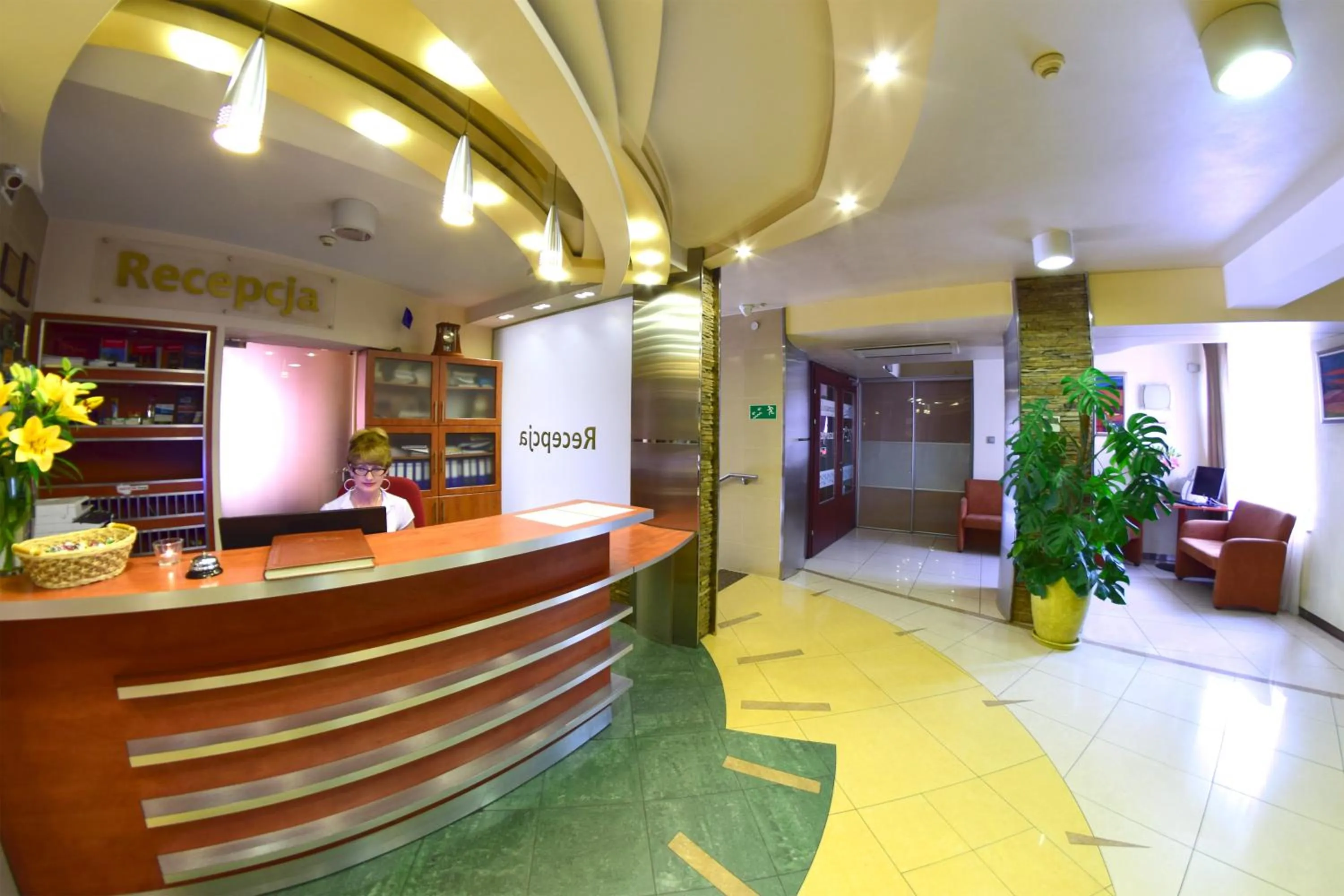 Lobby or reception in Hotel Panorama Nowy Sącz