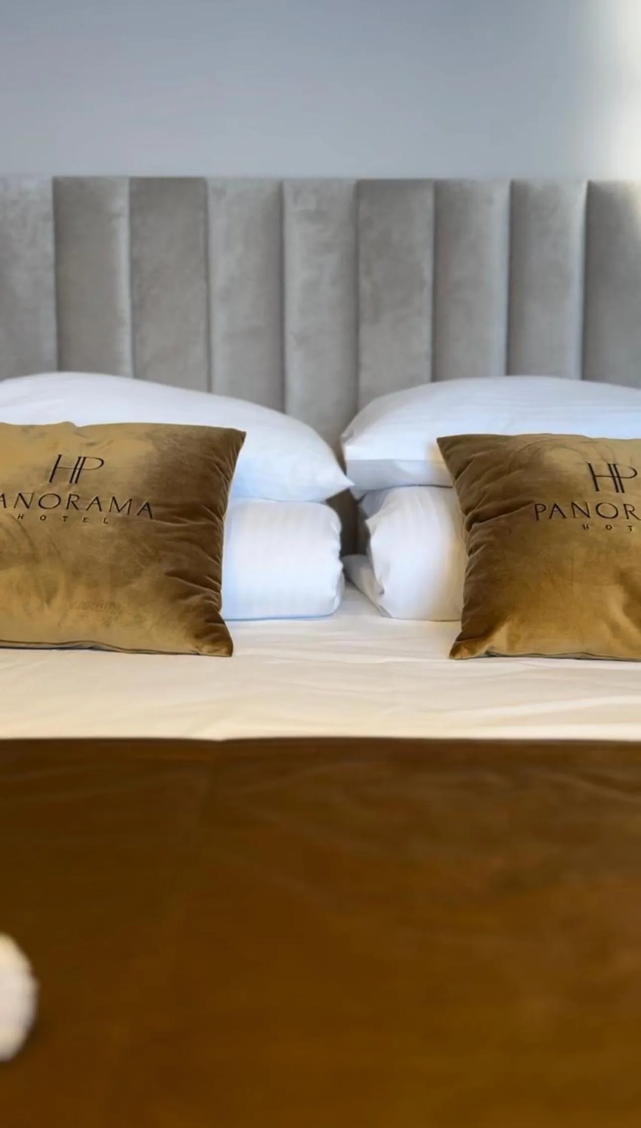 Bed in Hotel Panorama Nowy Sącz