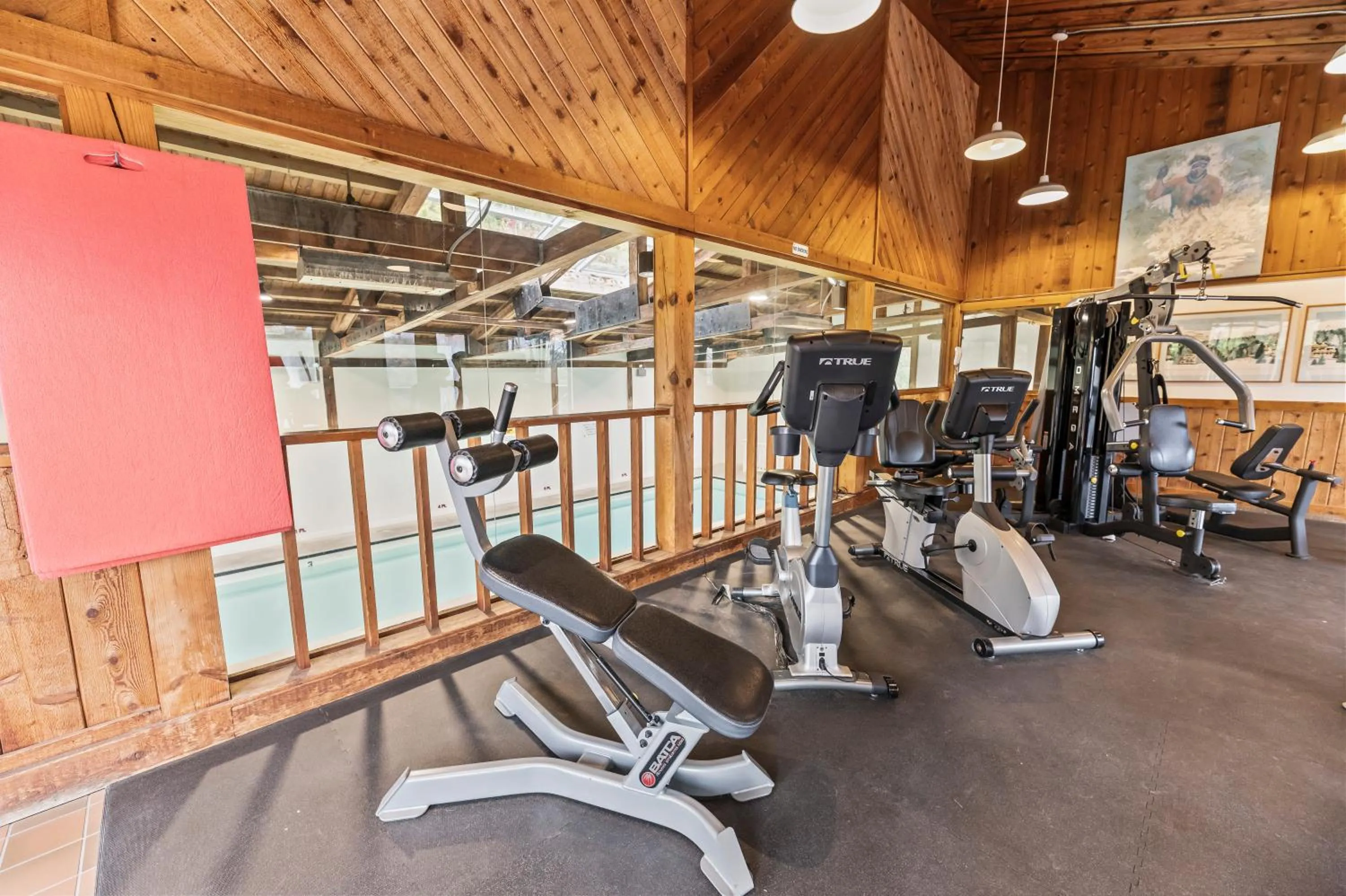 Fitness centre/facilities in Mountainside at Stowe by CoolVacay