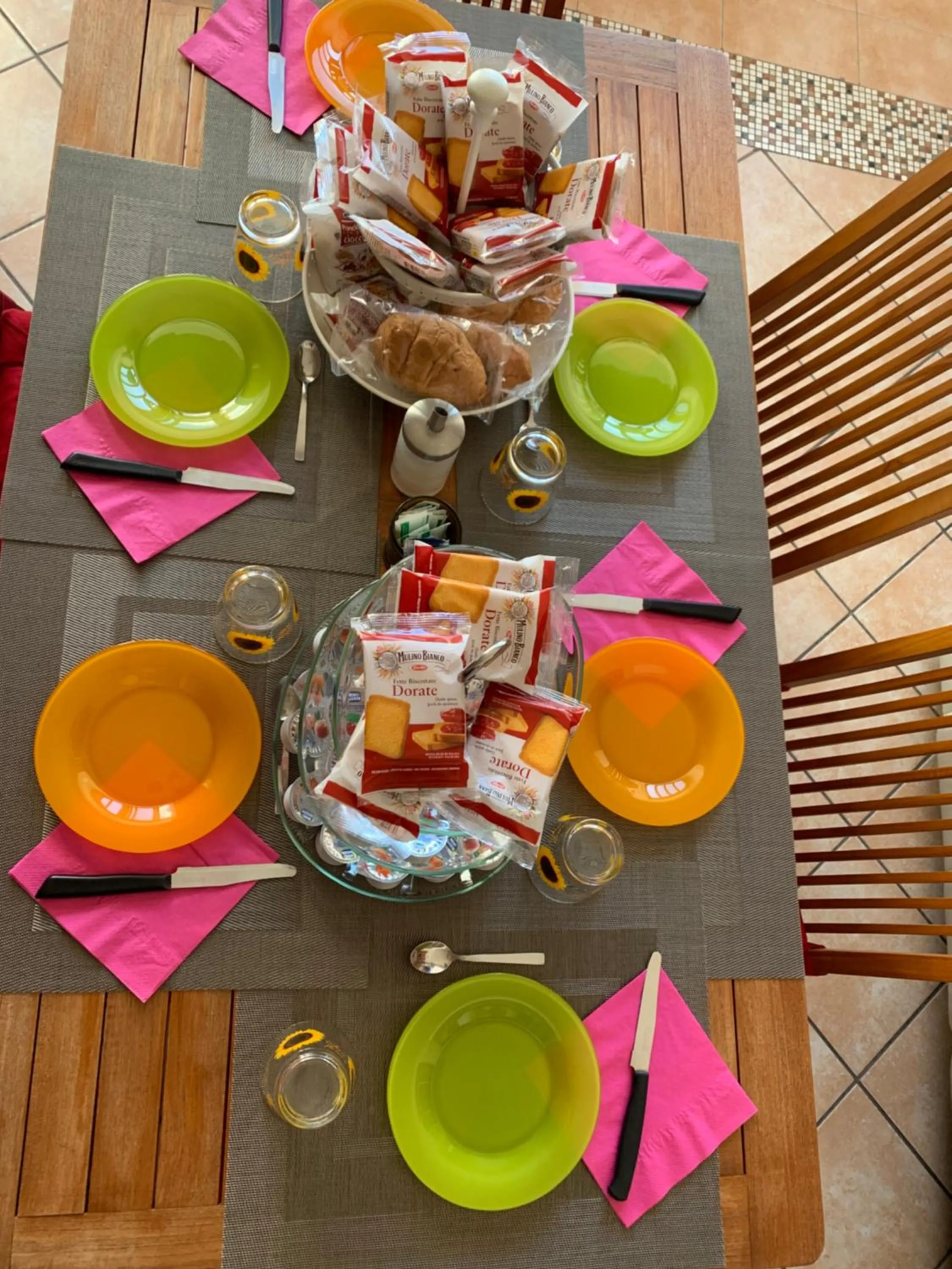 Food and drinks in B&B Chiedi la Luna