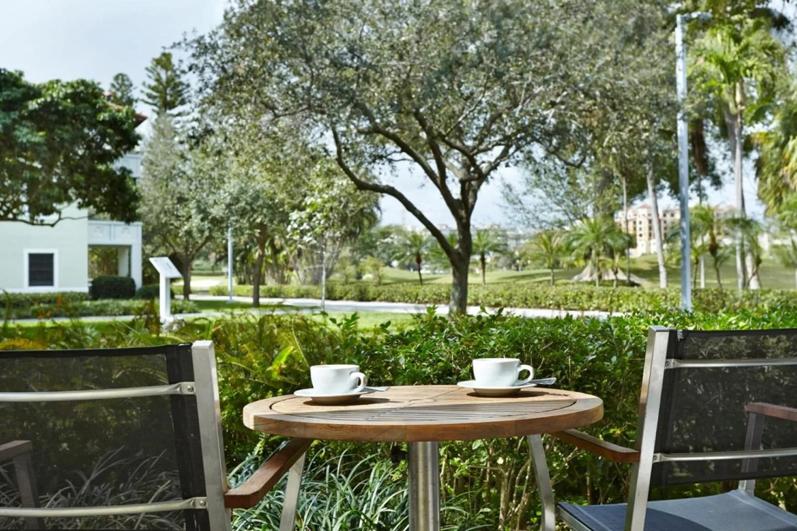 Patio in Bungalows at The Boca Raton