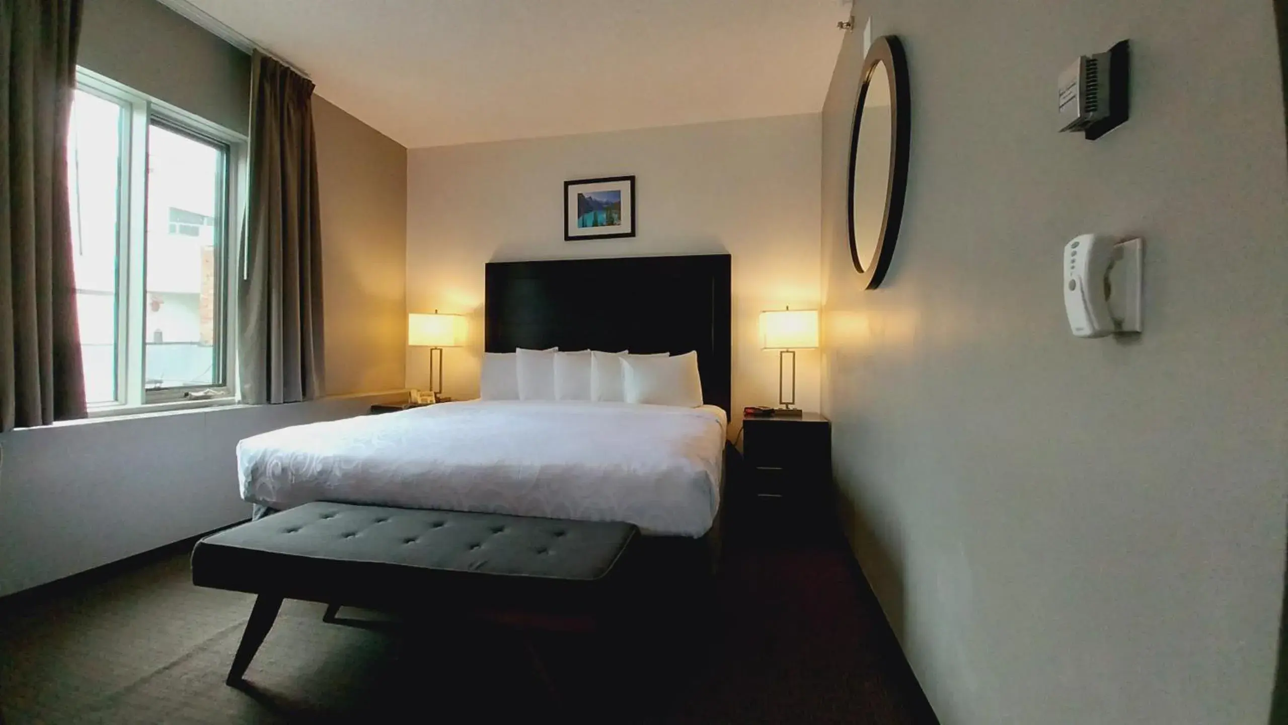 Bed in King Edward Hotel Bed in King Edward Hotel