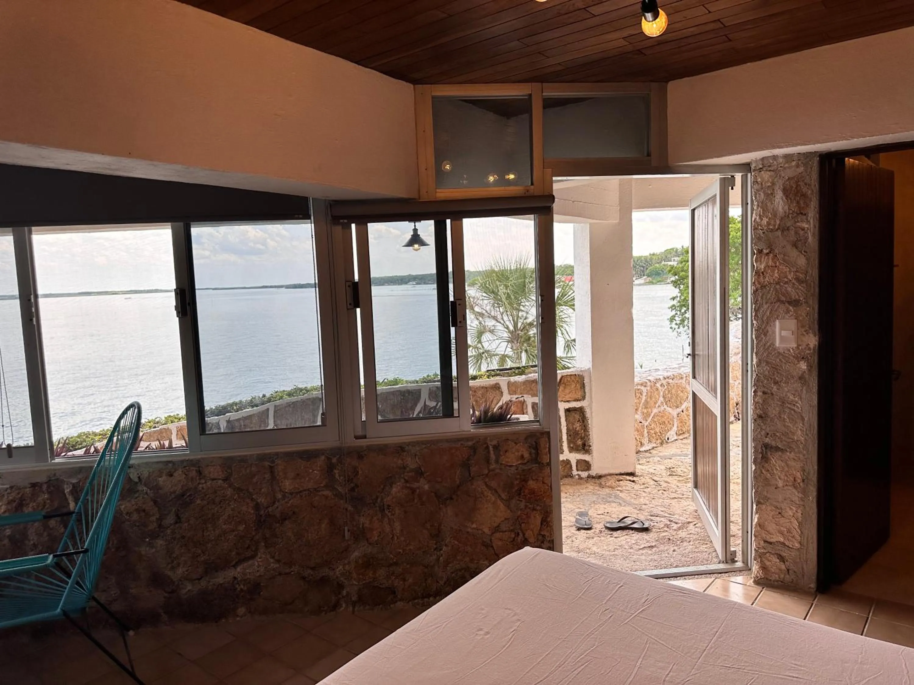 Bed in bacalar My Love Front Laguna