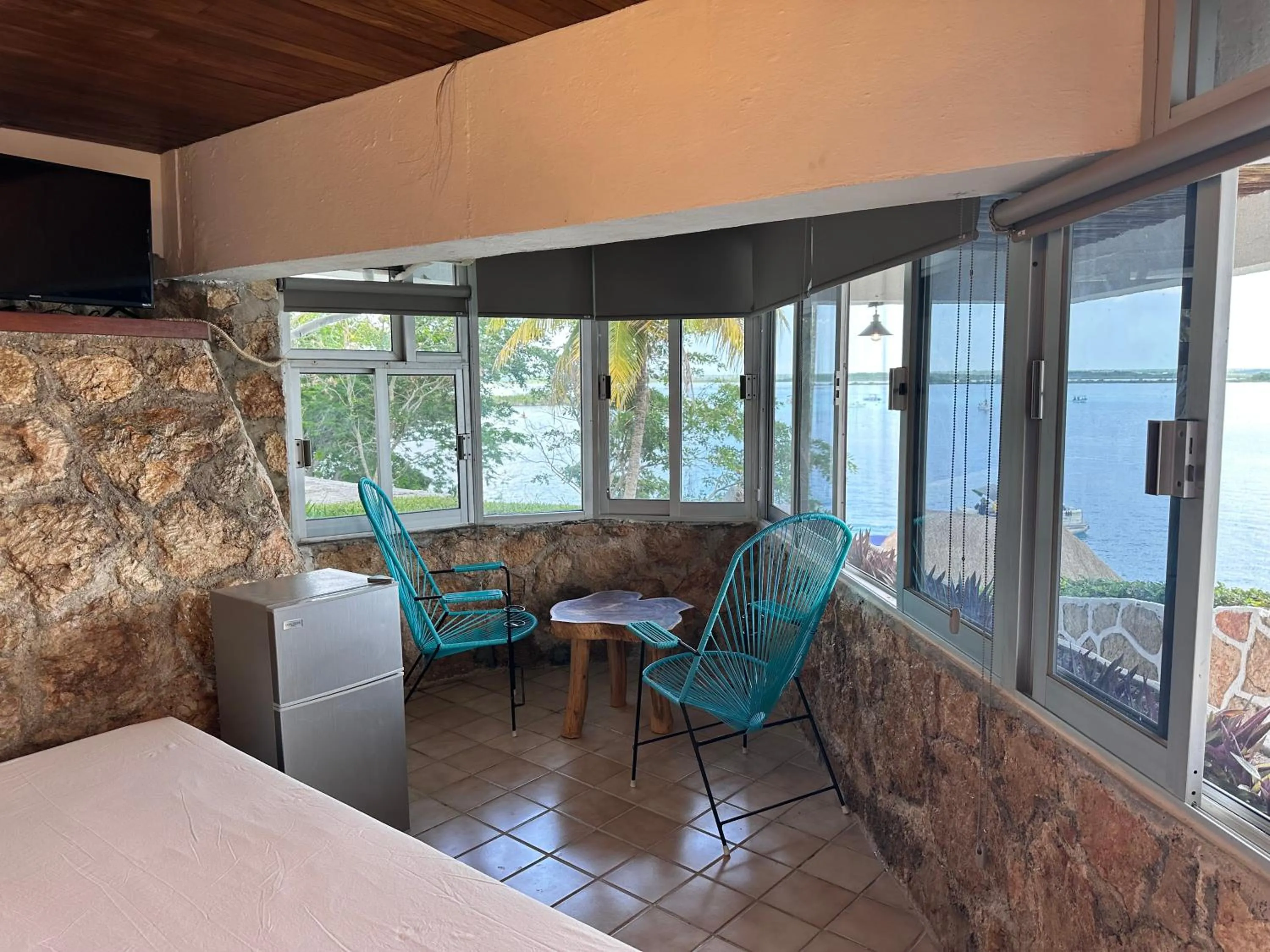 Bed in bacalar My Love Front Laguna