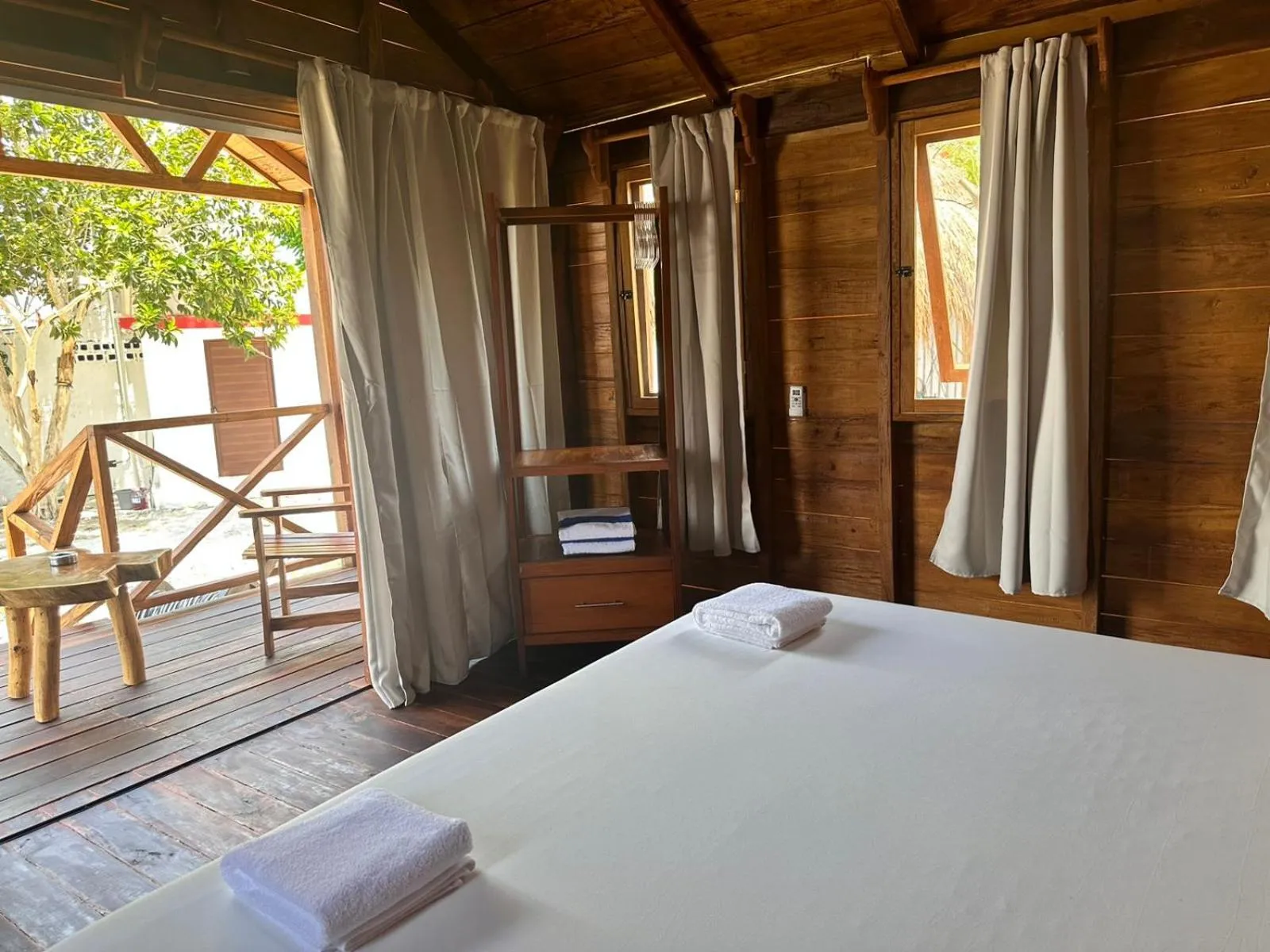 Bed in bacalar My Love Front Laguna