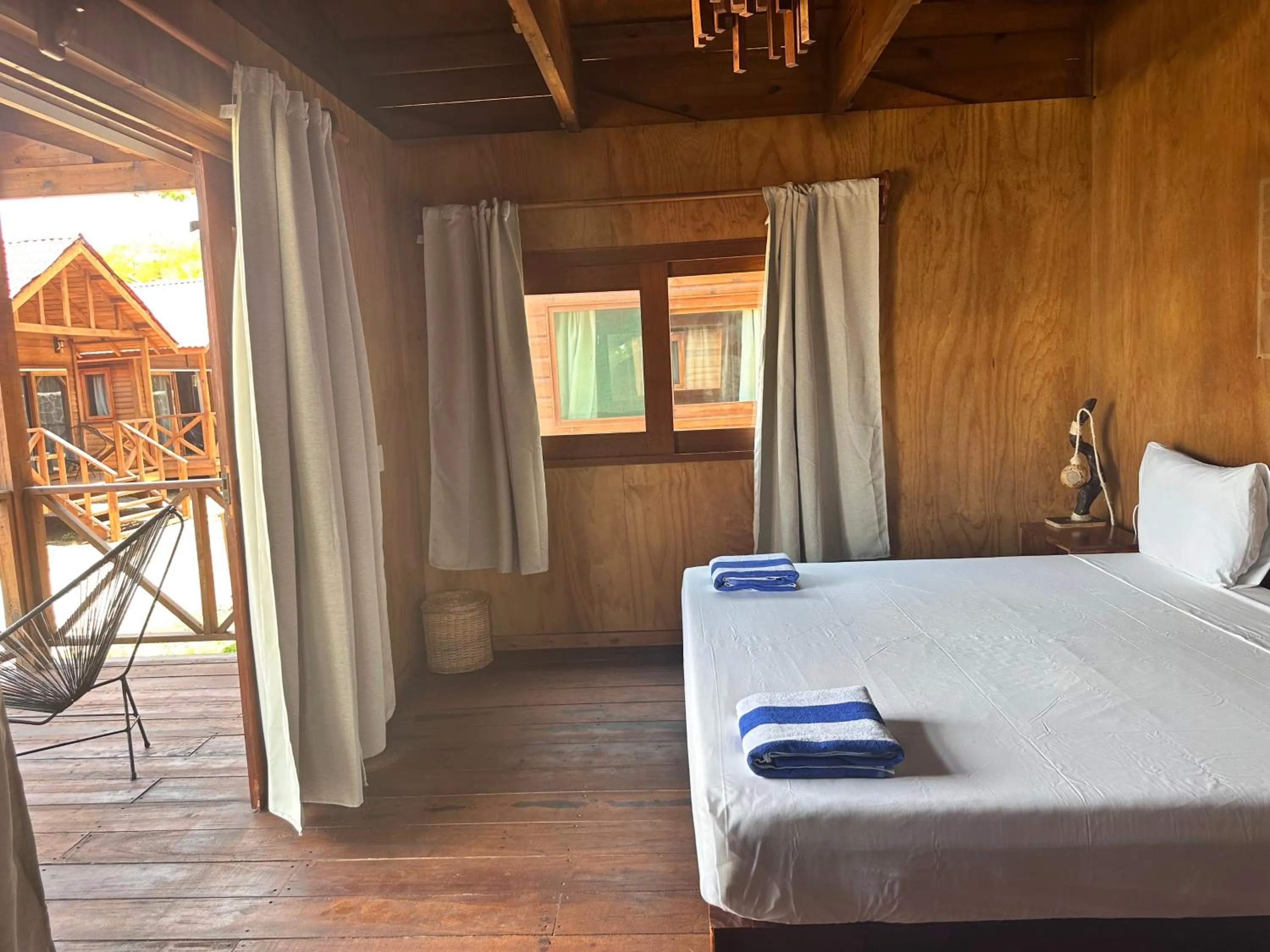 King Room with Lake View in bacalar My Love Front Laguna