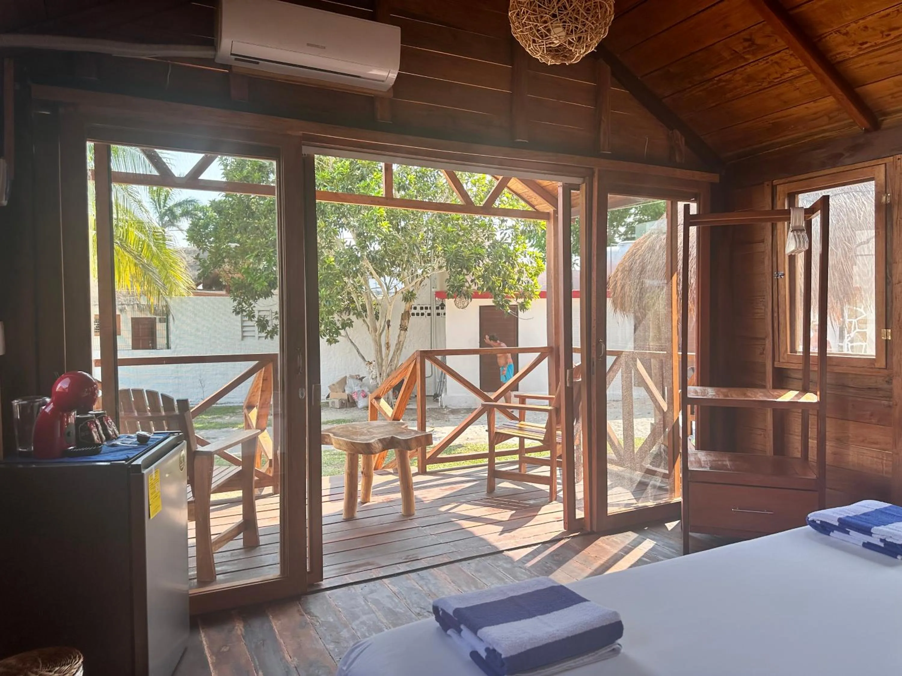 Bed in bacalar My Love Front Laguna