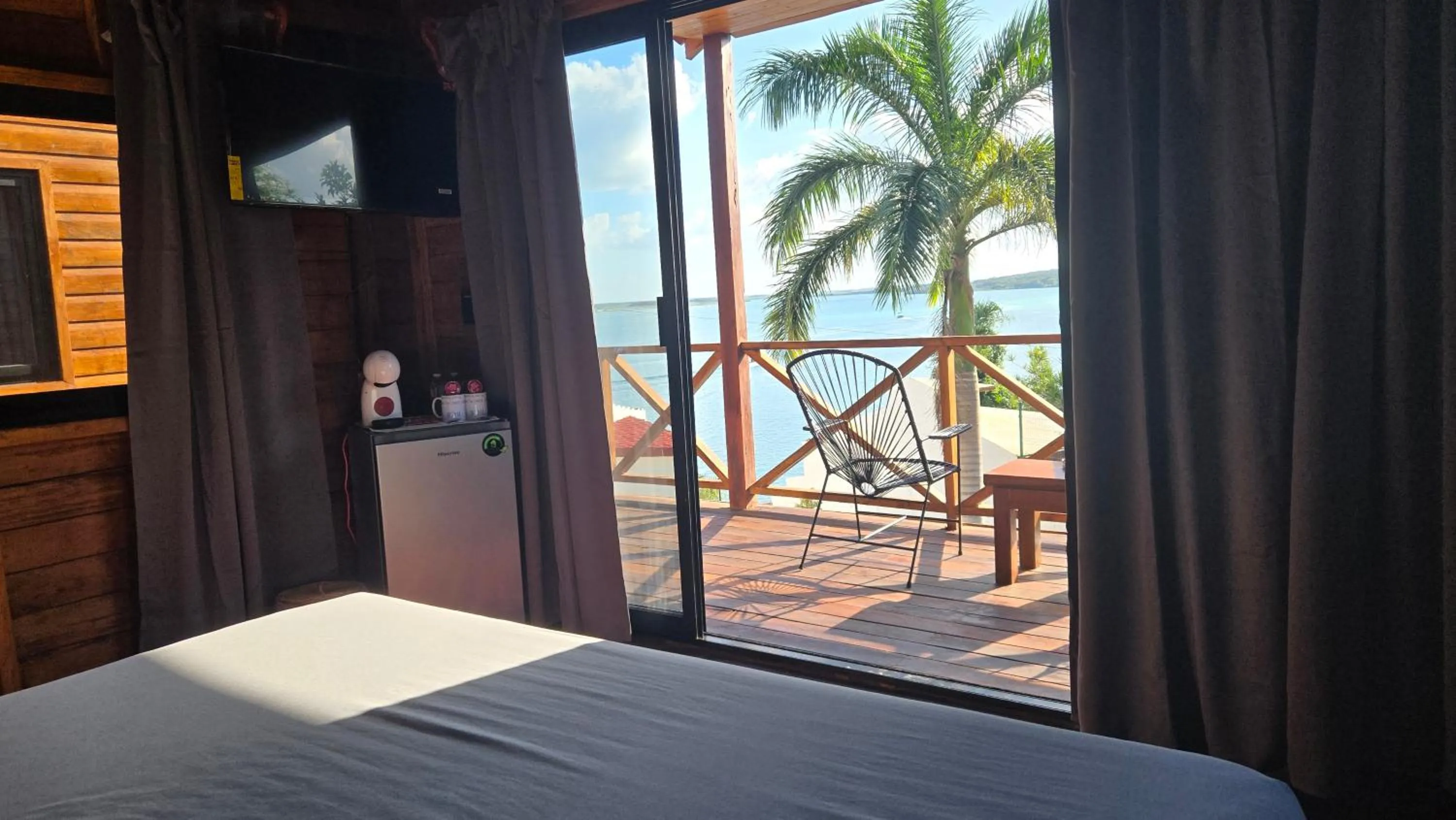 Bed in bacalar My Love Front Laguna