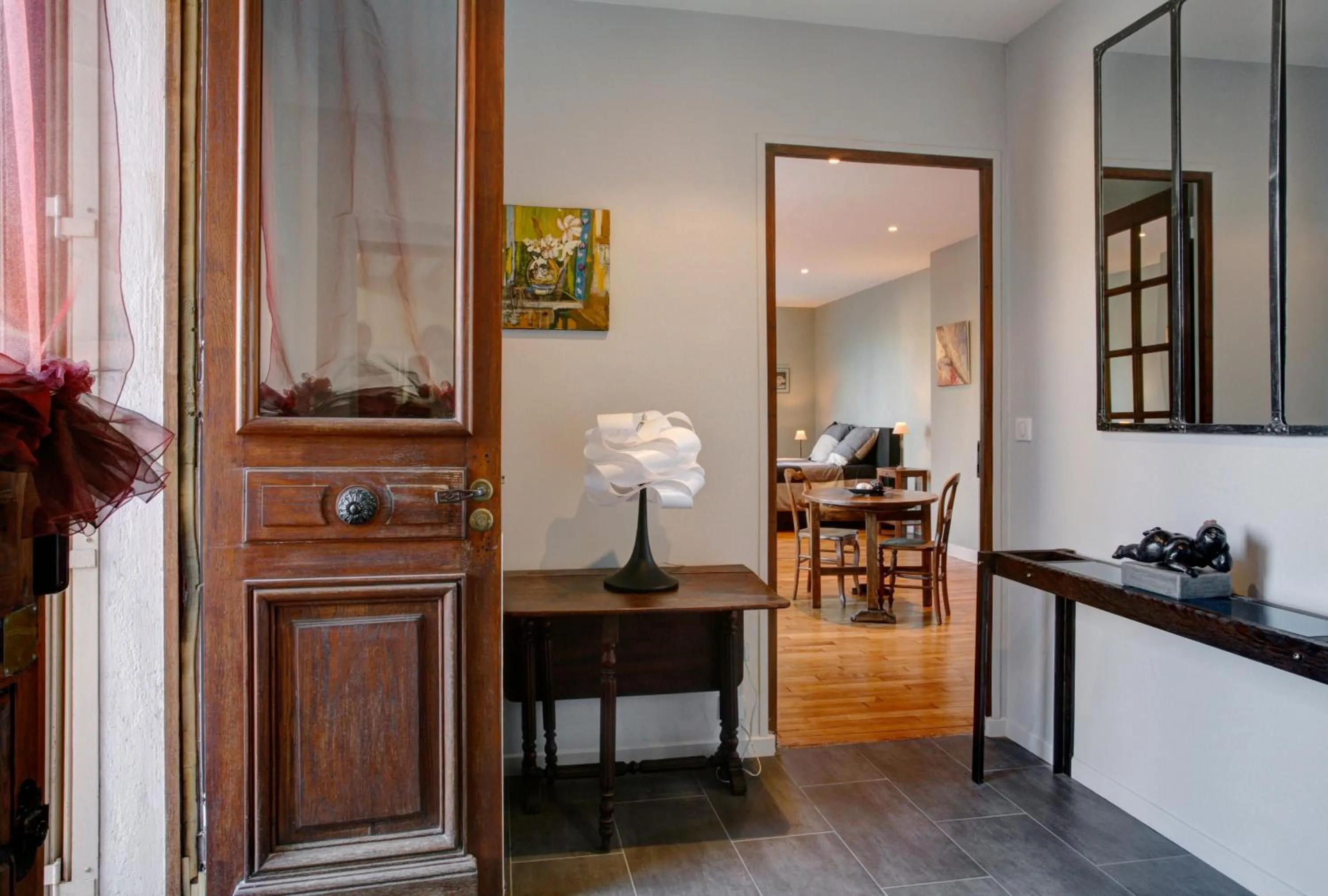 Patio in Chambre d'hôte La Bacotterie